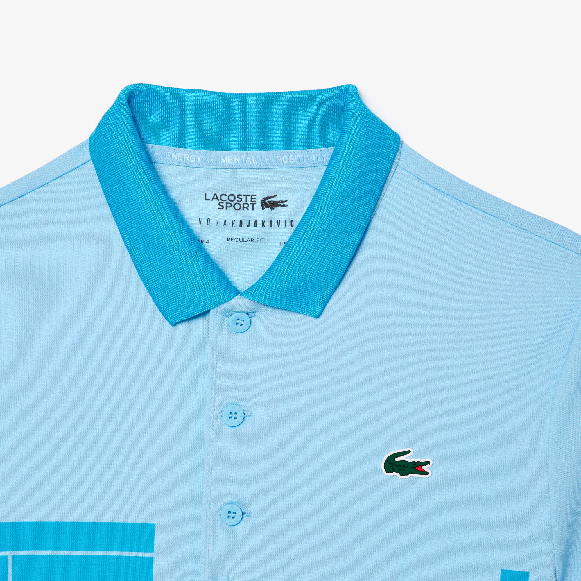 『ノバク・ジョコビッチ』コートプリントウルトラドライポロシャツ