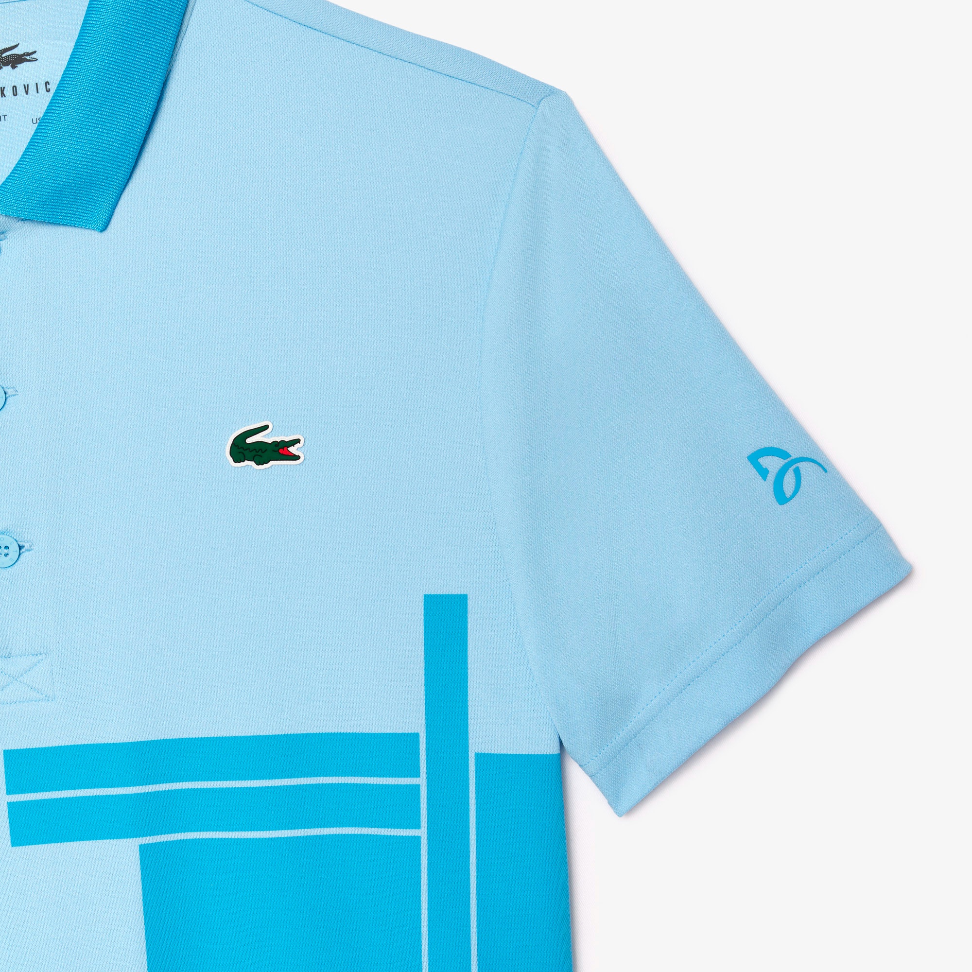 『ノバク・ジョコビッチ』コートプリントウルトラドライポロシャツ