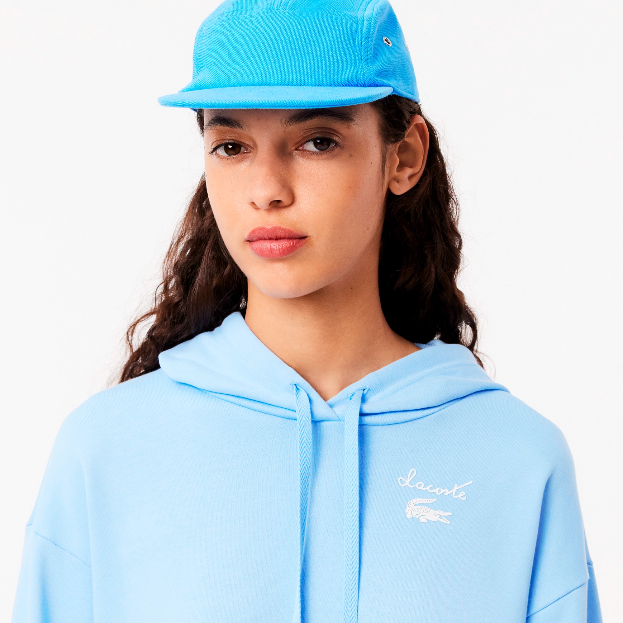 オーバーサイズスウェットフーディードレス