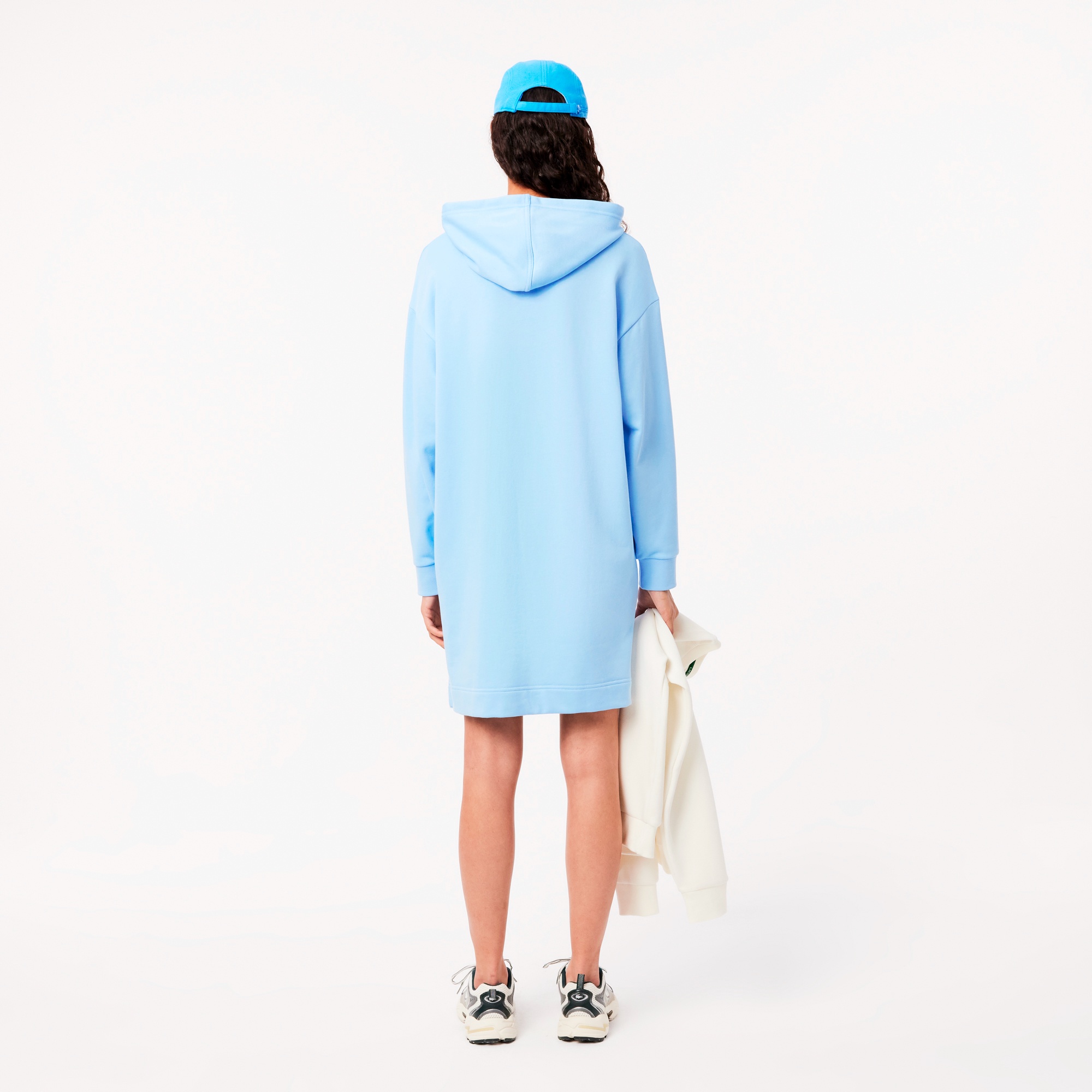 オーバーサイズスウェットフーディードレス