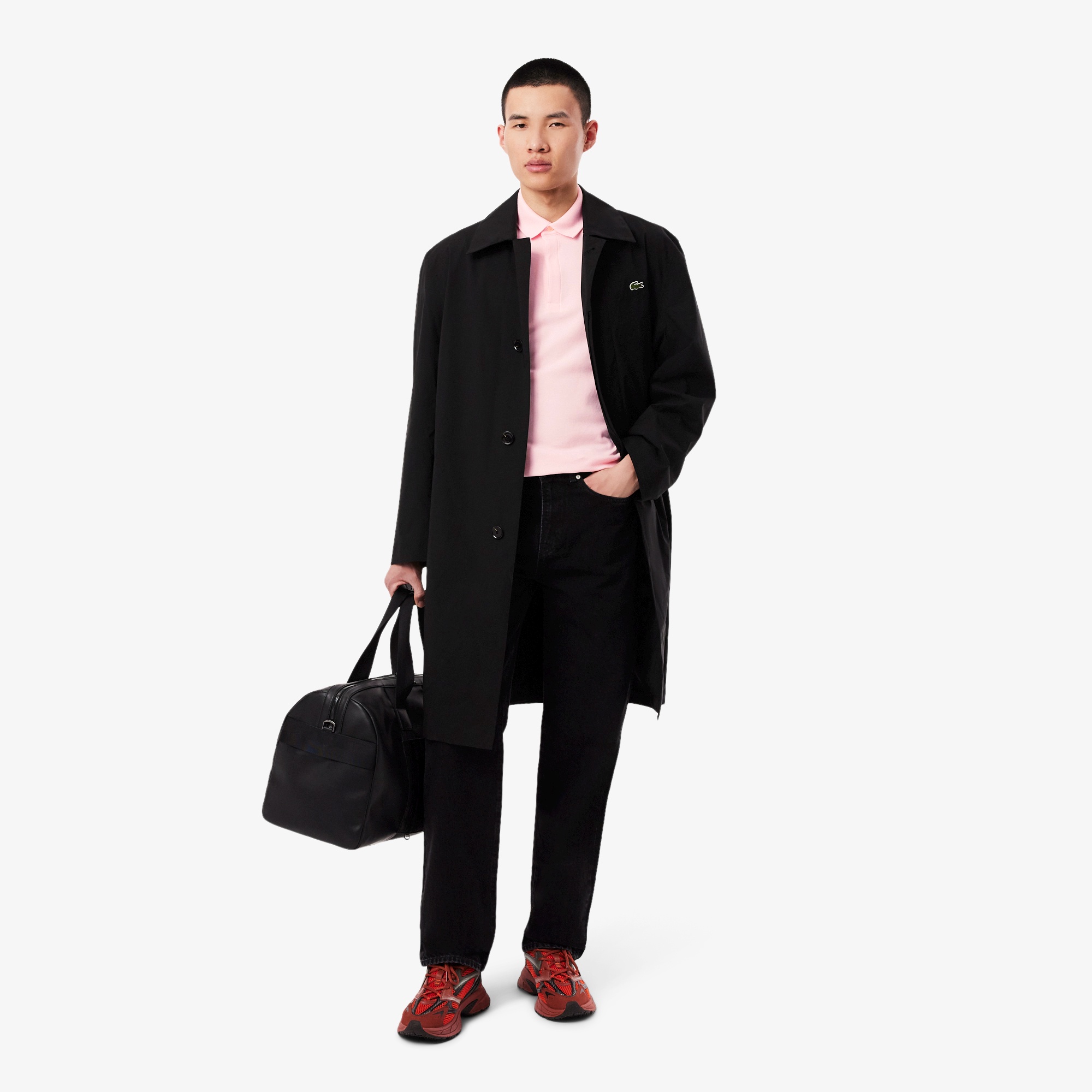 レギュラーフィット ストレッチ パリポロシャツ (半袖)