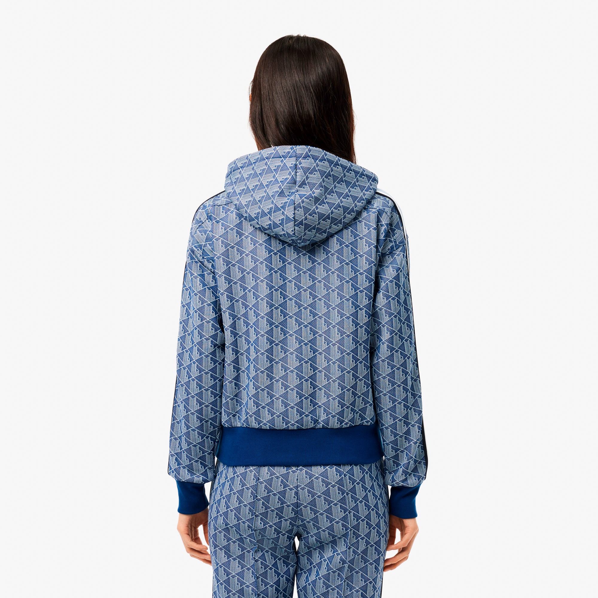 モノグラムジャカードフーディー