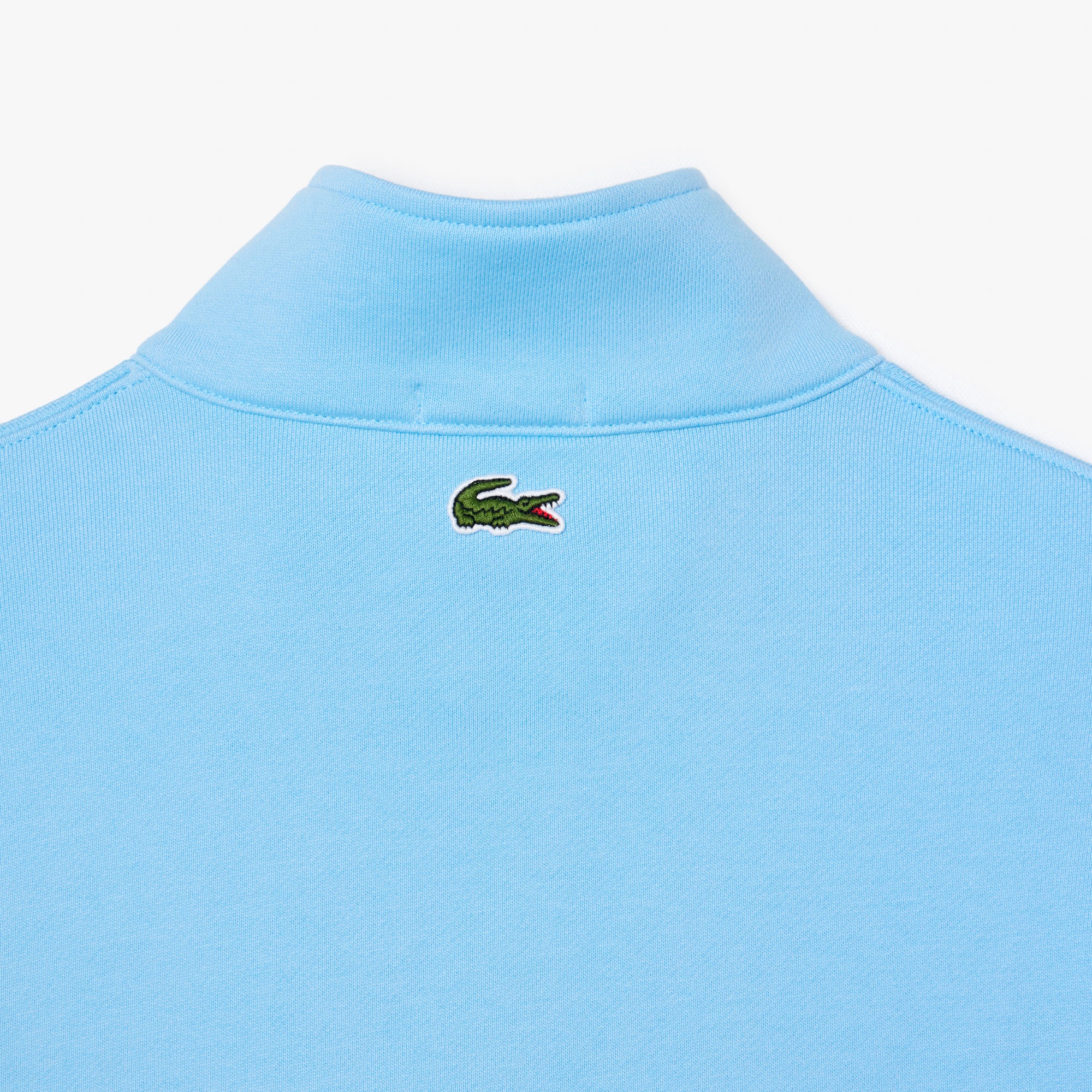 ワンポイントプリントハーフジップスウェット