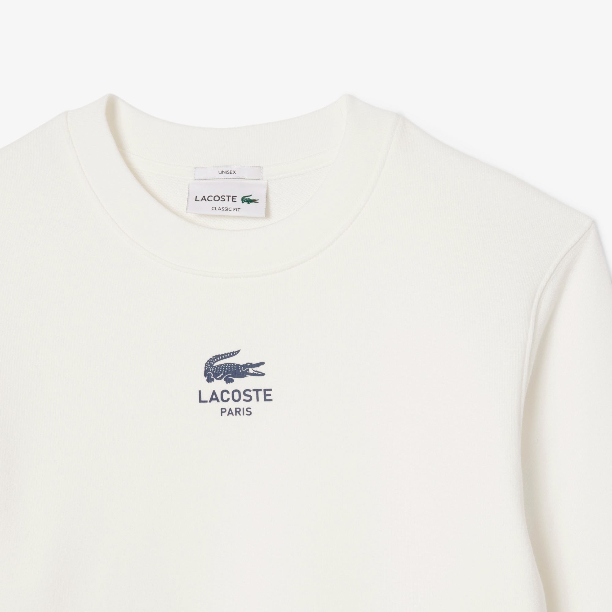 ワンポイングラフィックプリントクルーネックスウェット