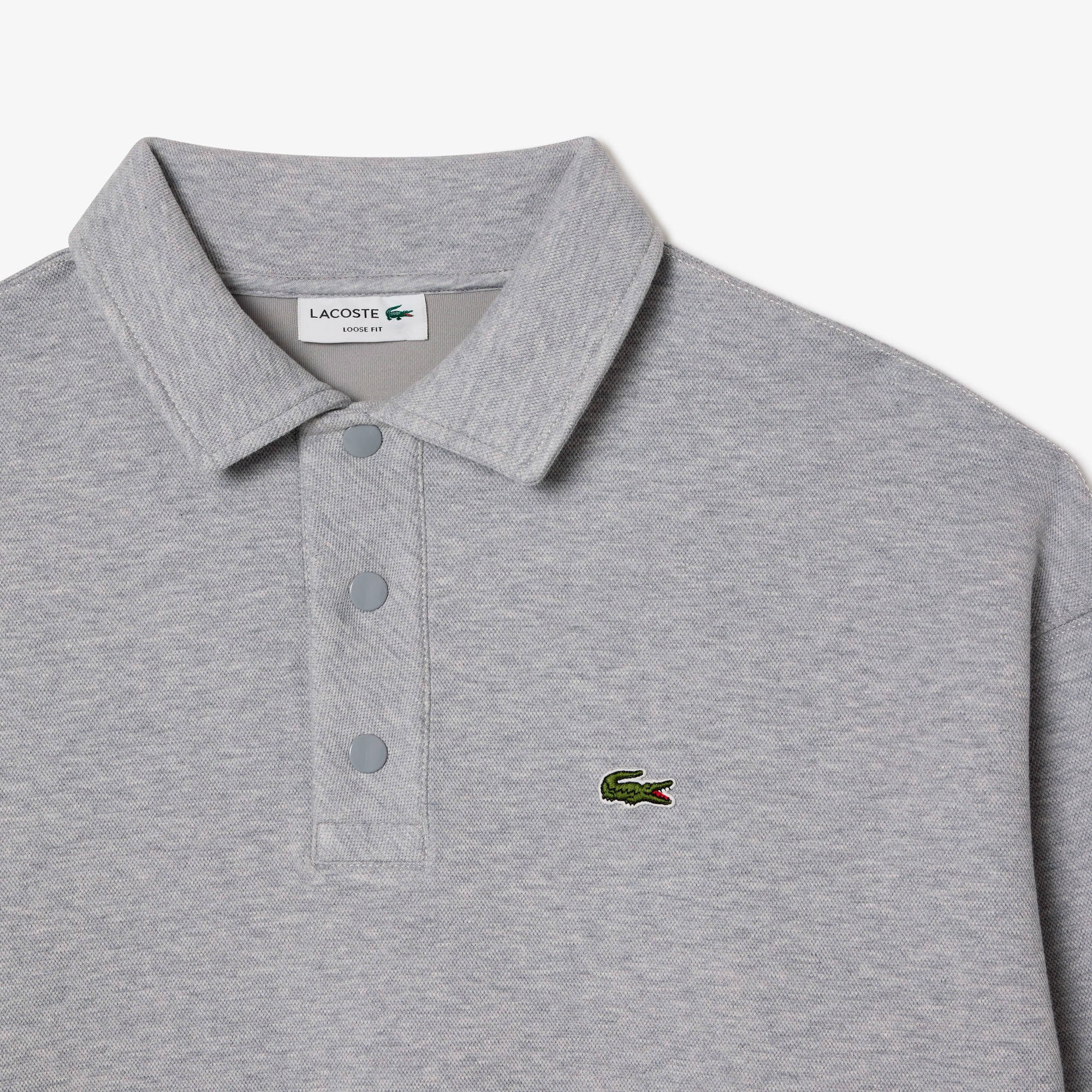 ダブルフェイスロングスリーブポロスウェット