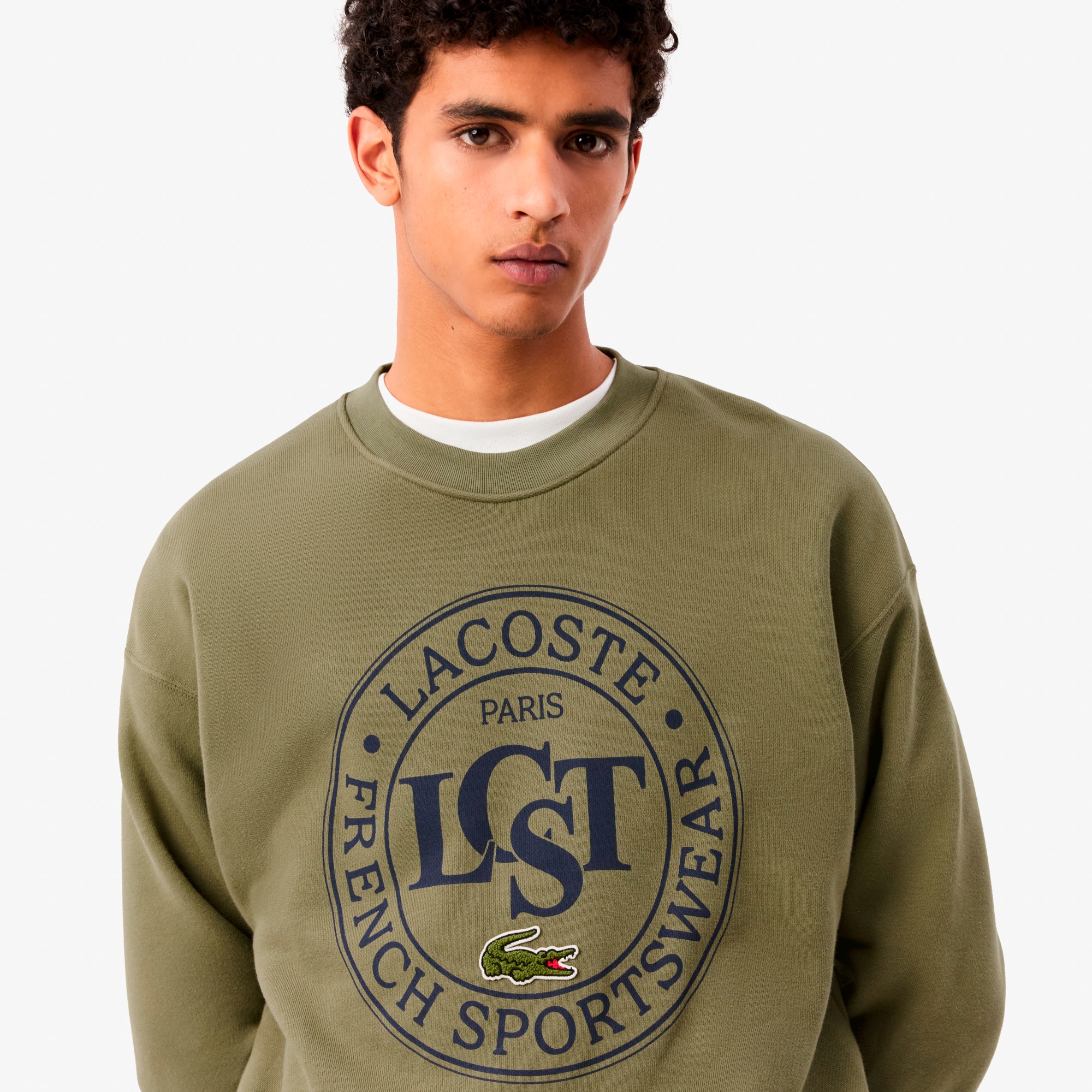 LCSTサークルグラフィッククルーネックスウェット