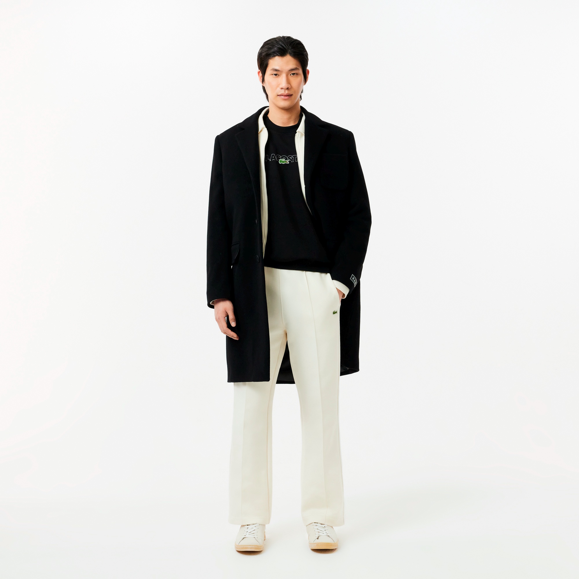 フランスメイドブランドネームロゴステッチスウェット