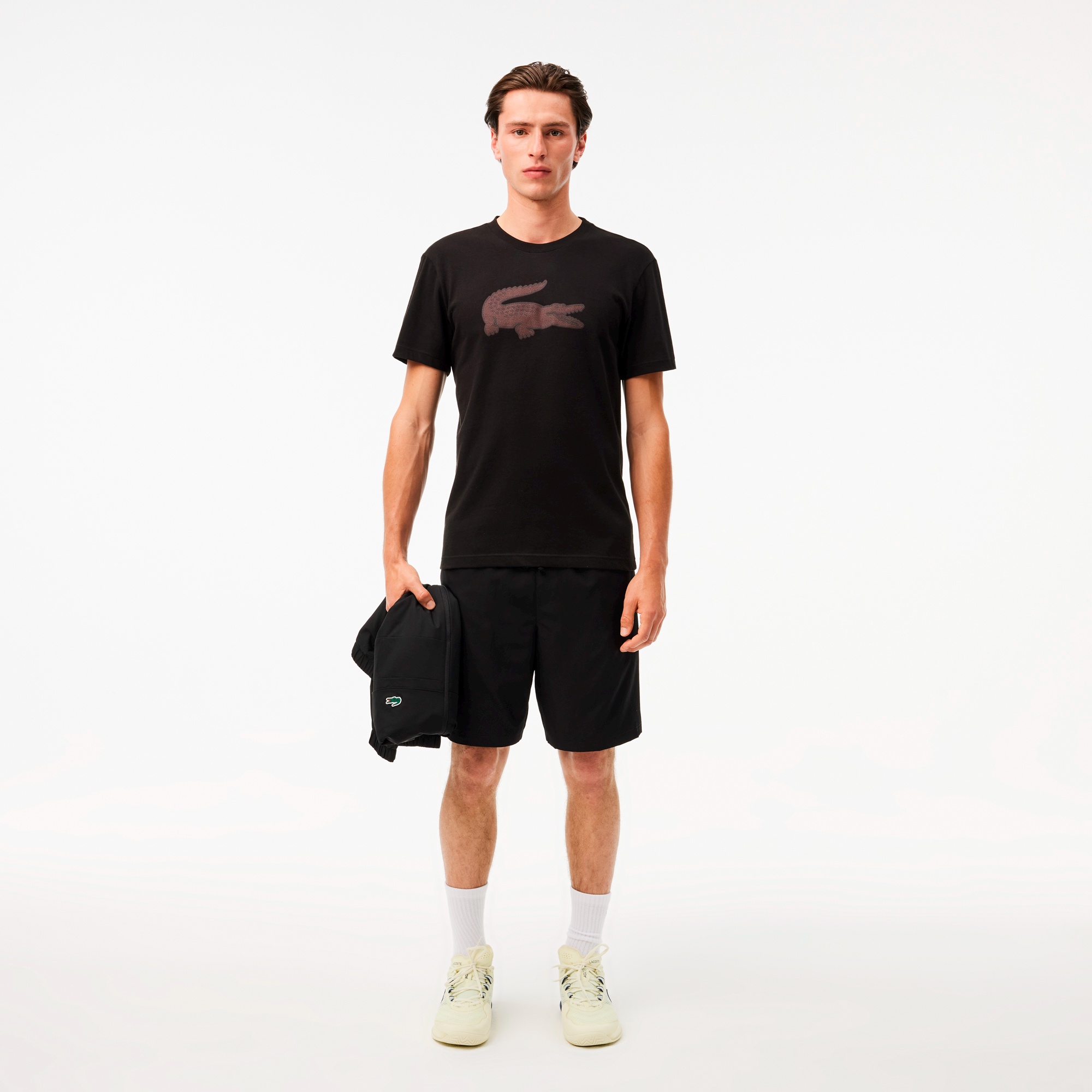 コットンブレンドウルトラドライロゴプリントTシャツ