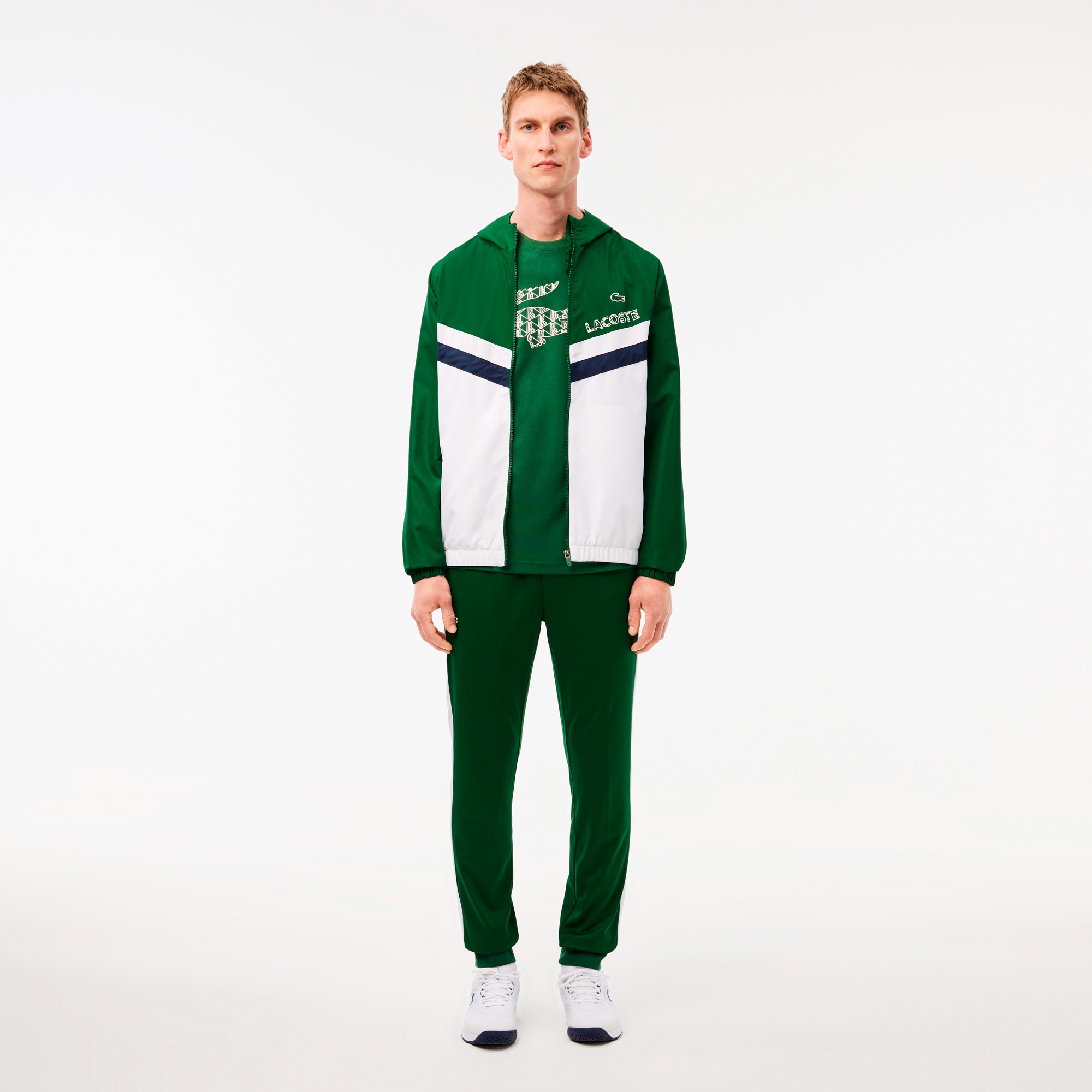 モノグラムワニロゴウルトラドライ鹿の子Tシャツ