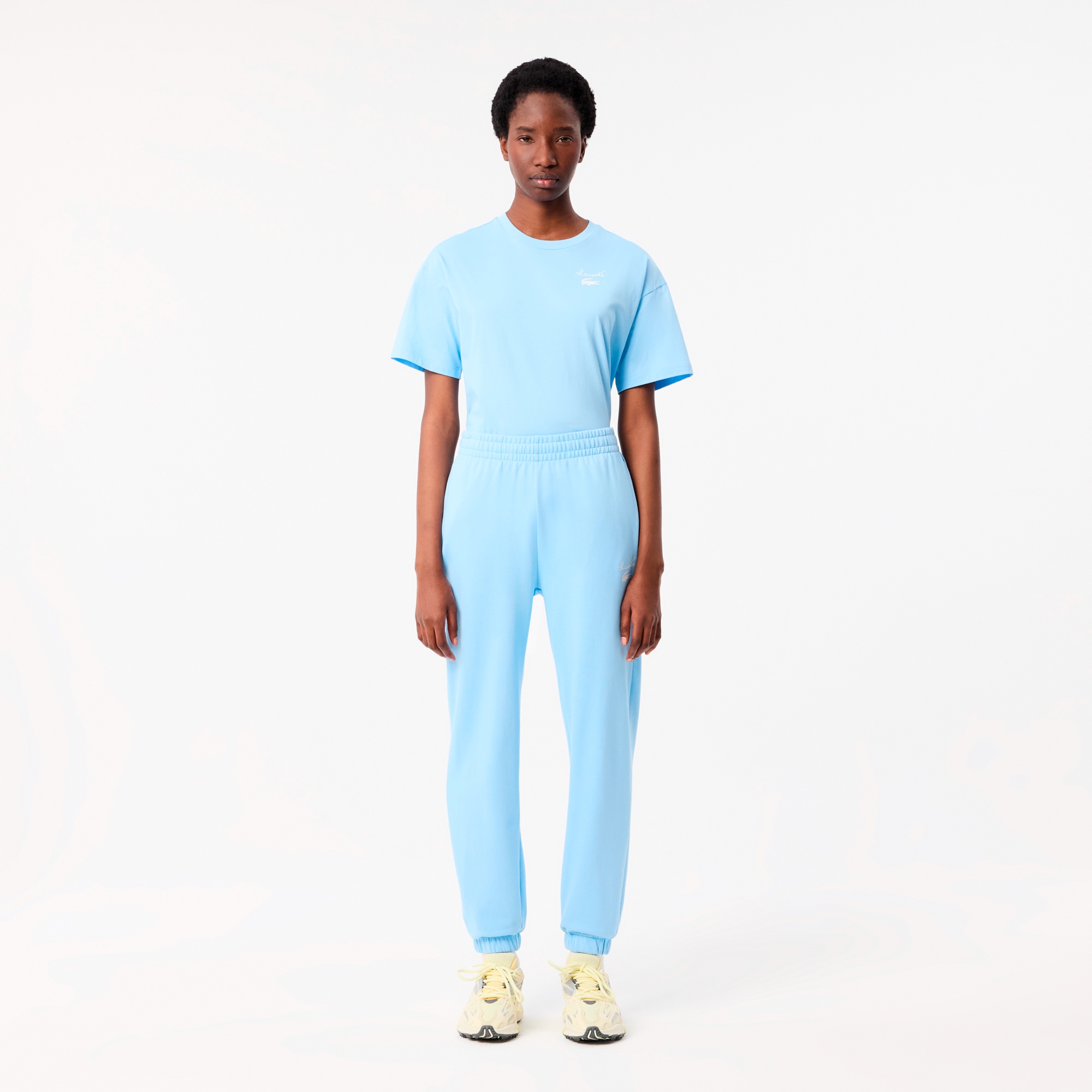 スクリプトネームプリントスウェットトラックパンツ