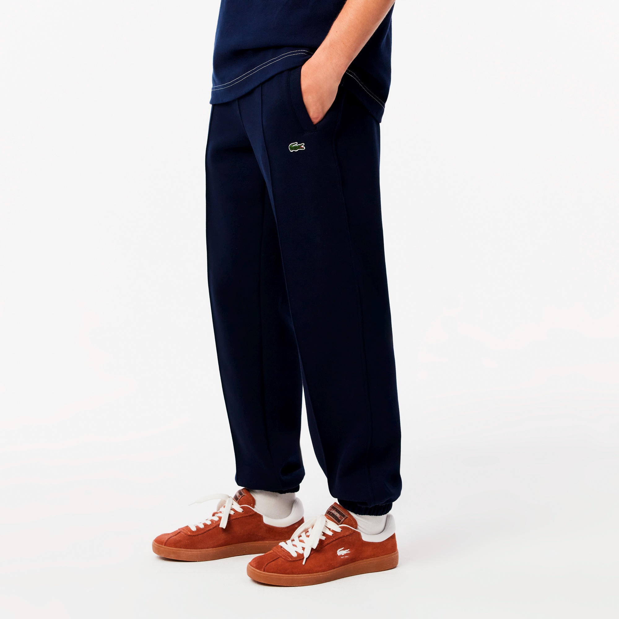 鹿の子トラックパンツ