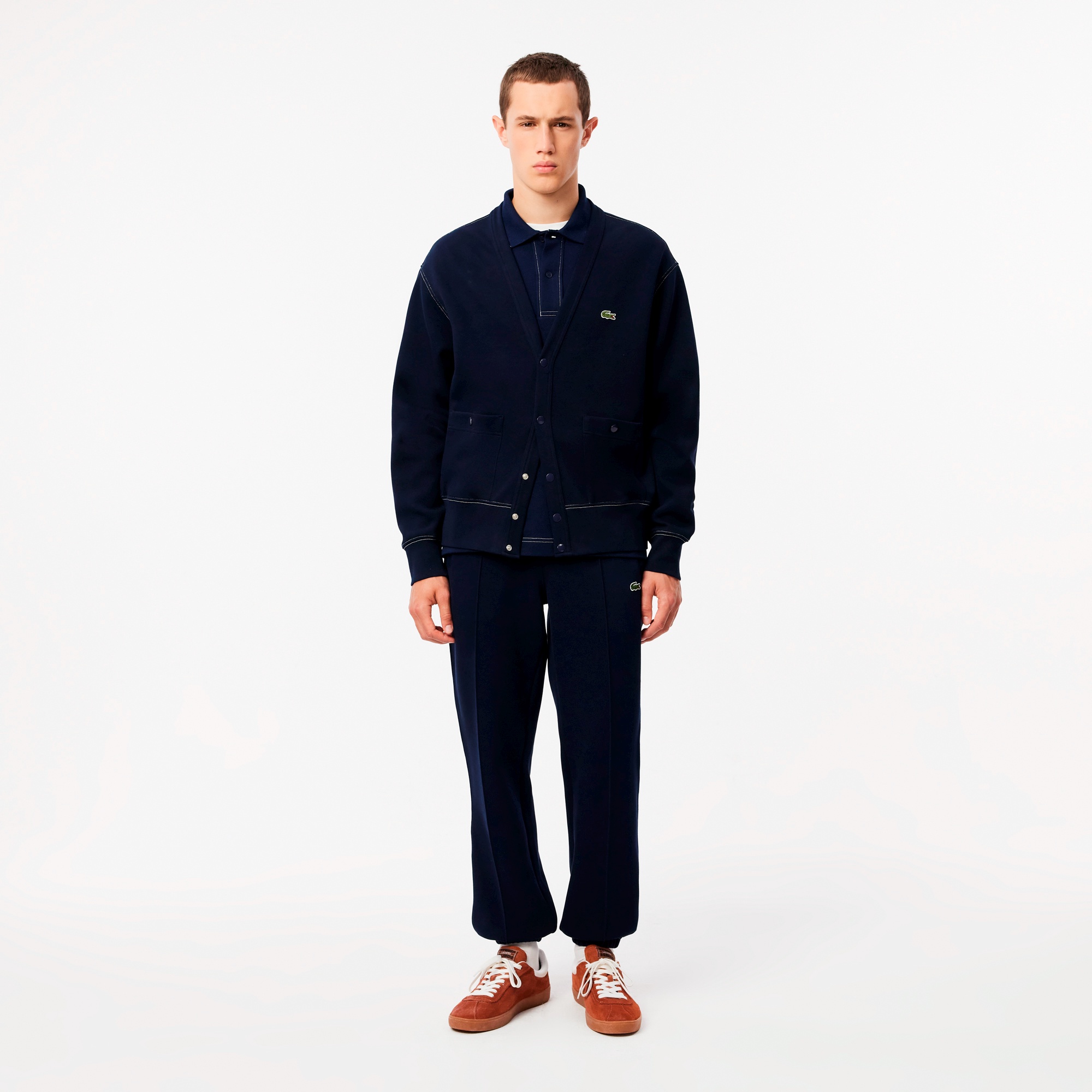 鹿の子トラックパンツ