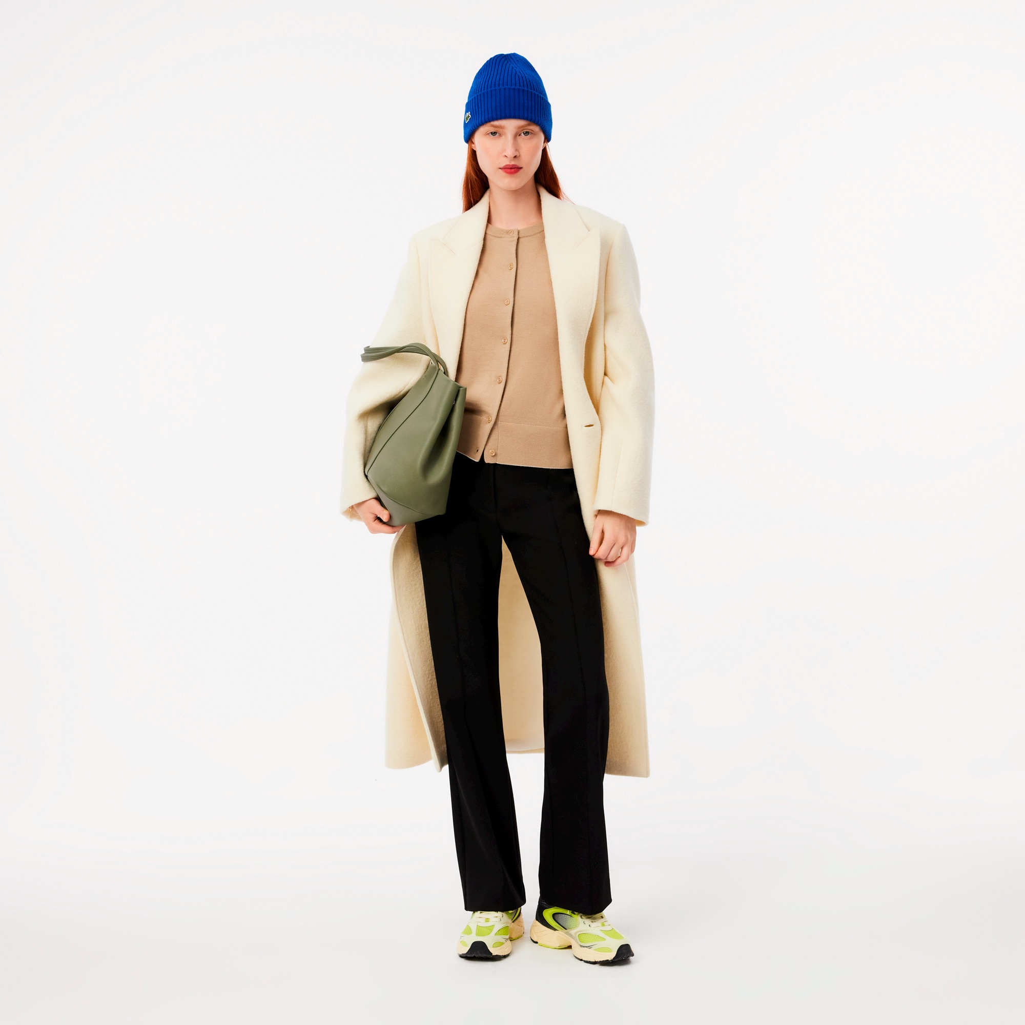 エッセンシャルクルーネックニットカーディガン