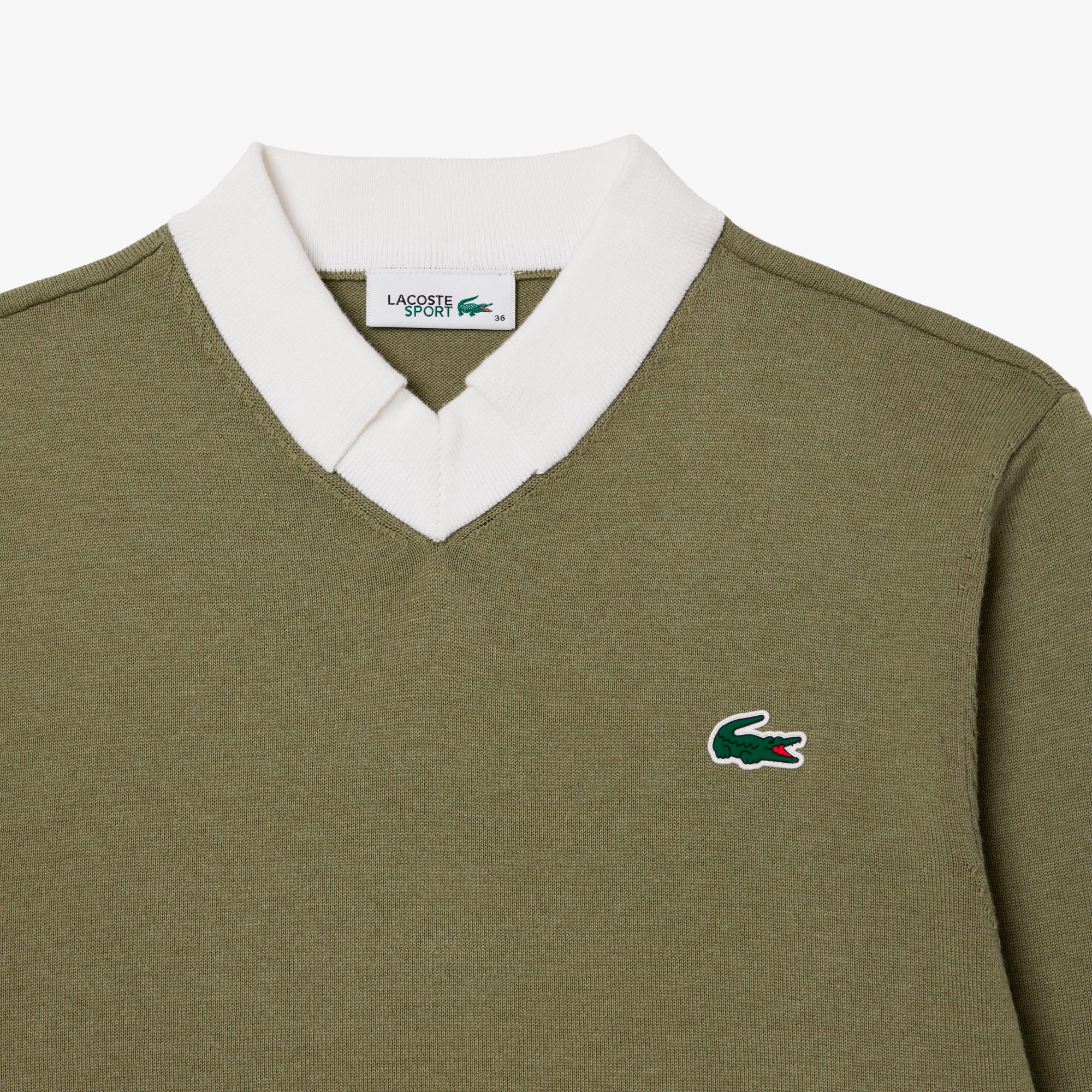 クールマックスVネックゴルフセーター