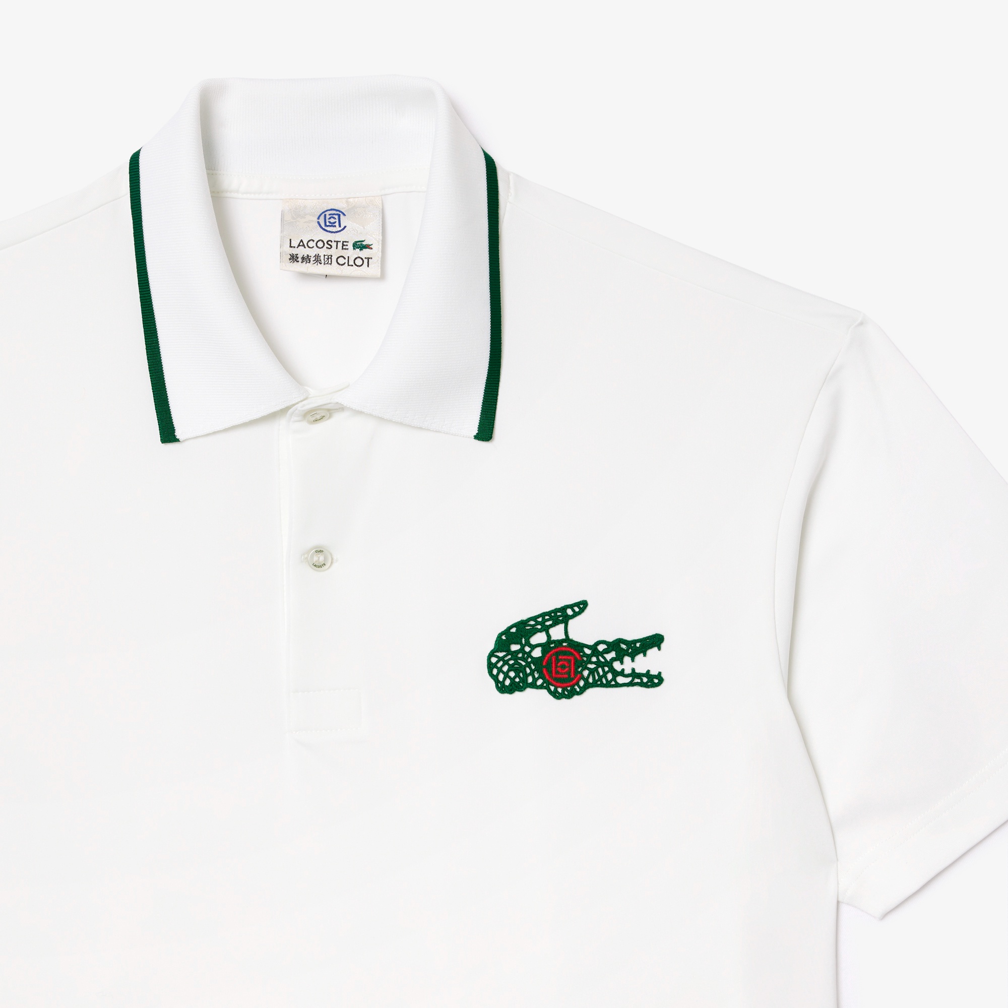 『Lacoste x CLOT』ドライポロシャツ