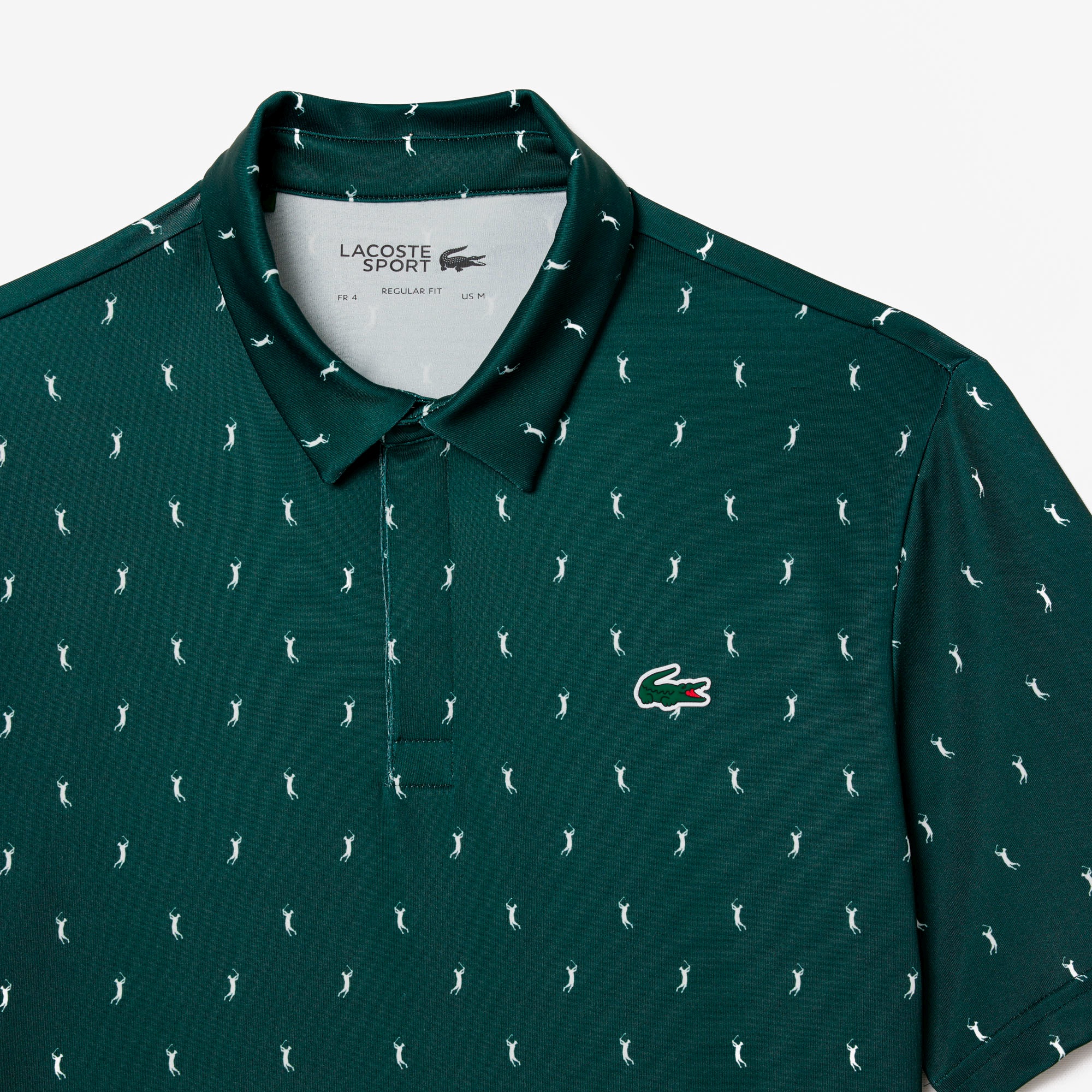 ミニマム総柄プリントゴルフポロシャツ