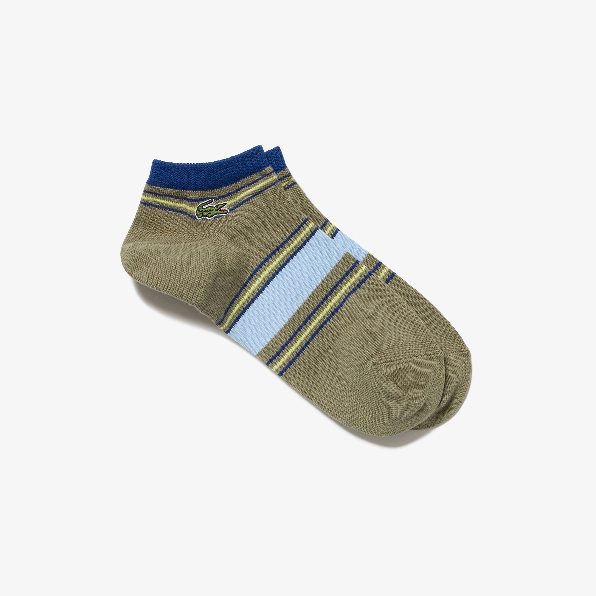 マルチカラーボーダーショートソックス