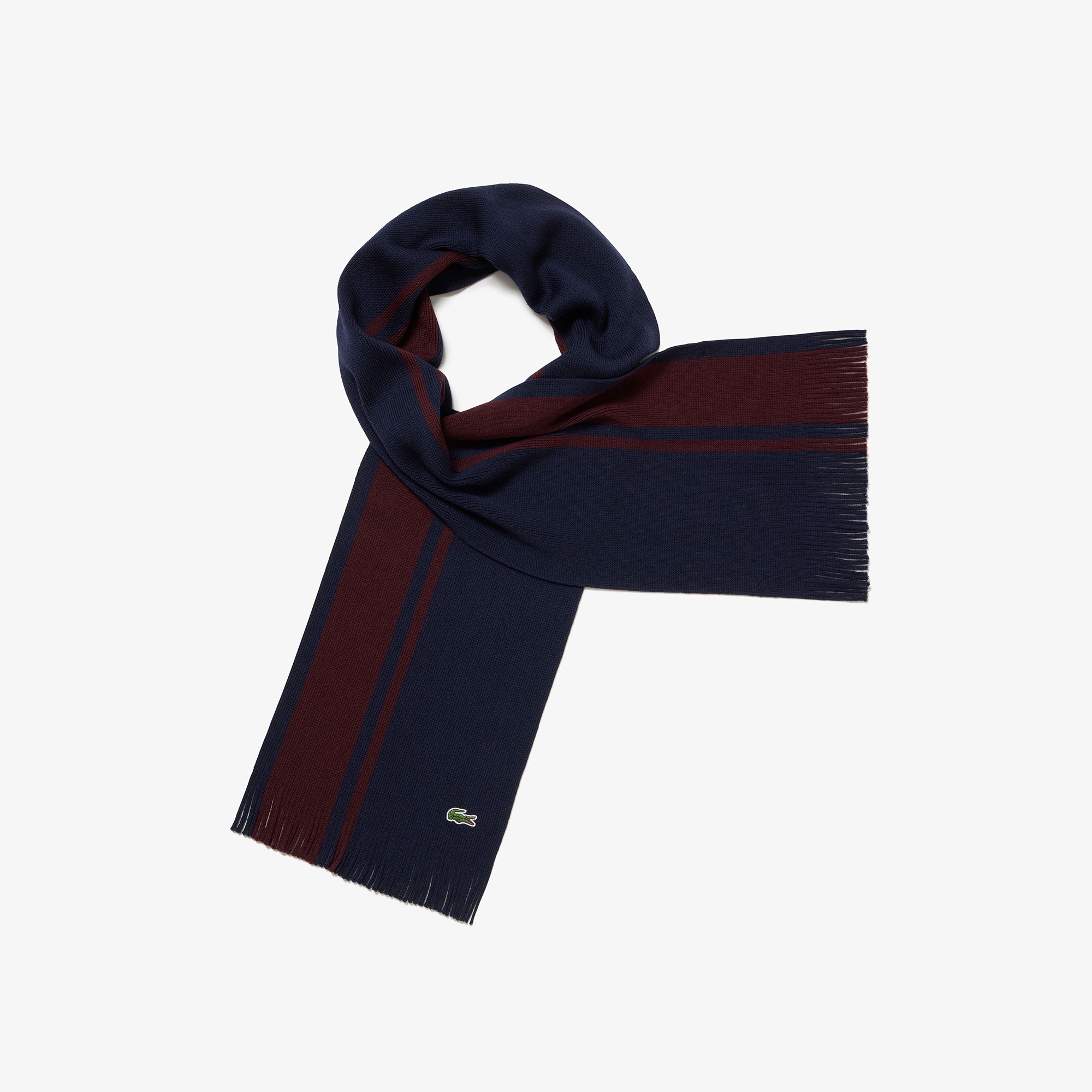 ラッセルニットストライプマフラー