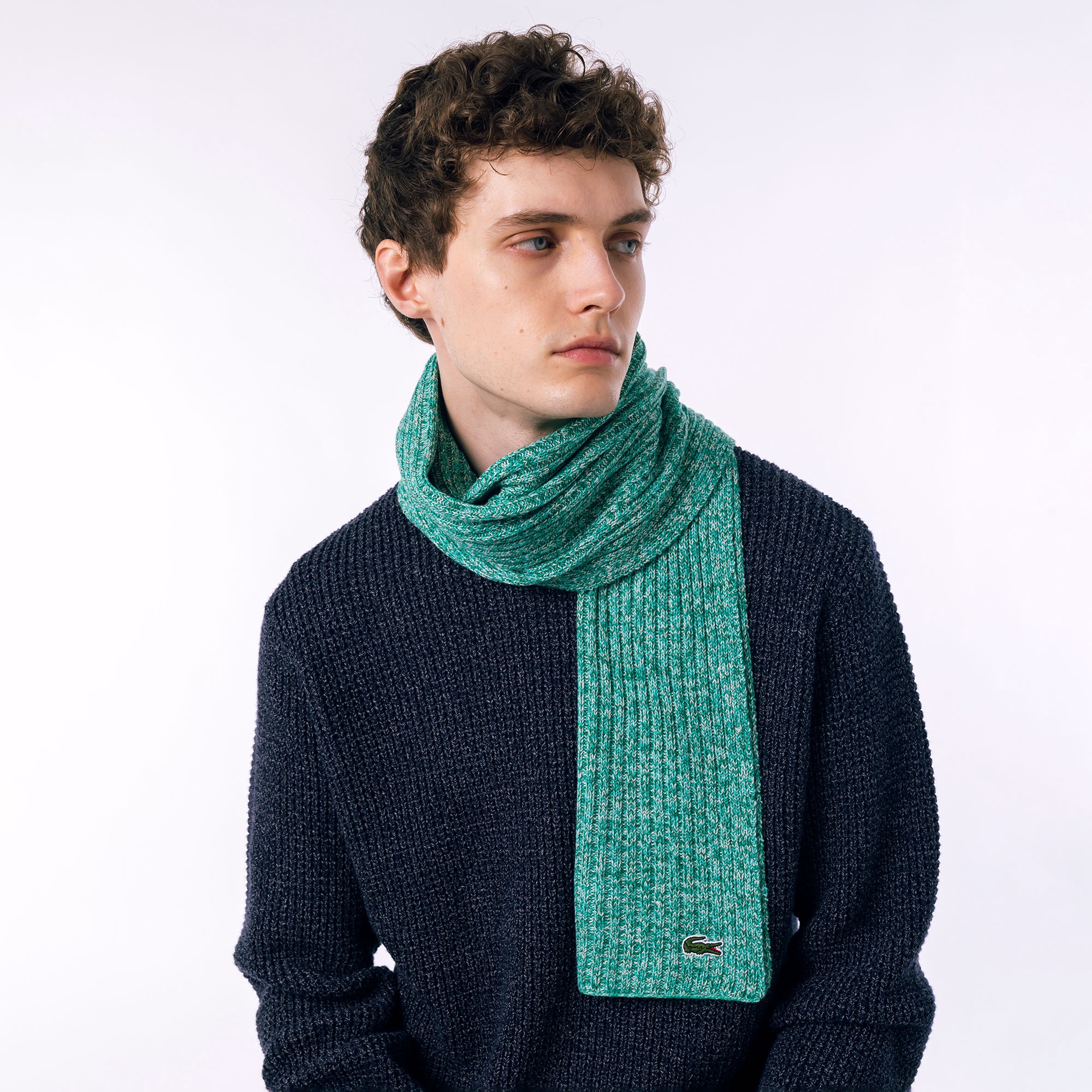 メランジェニットマフラー