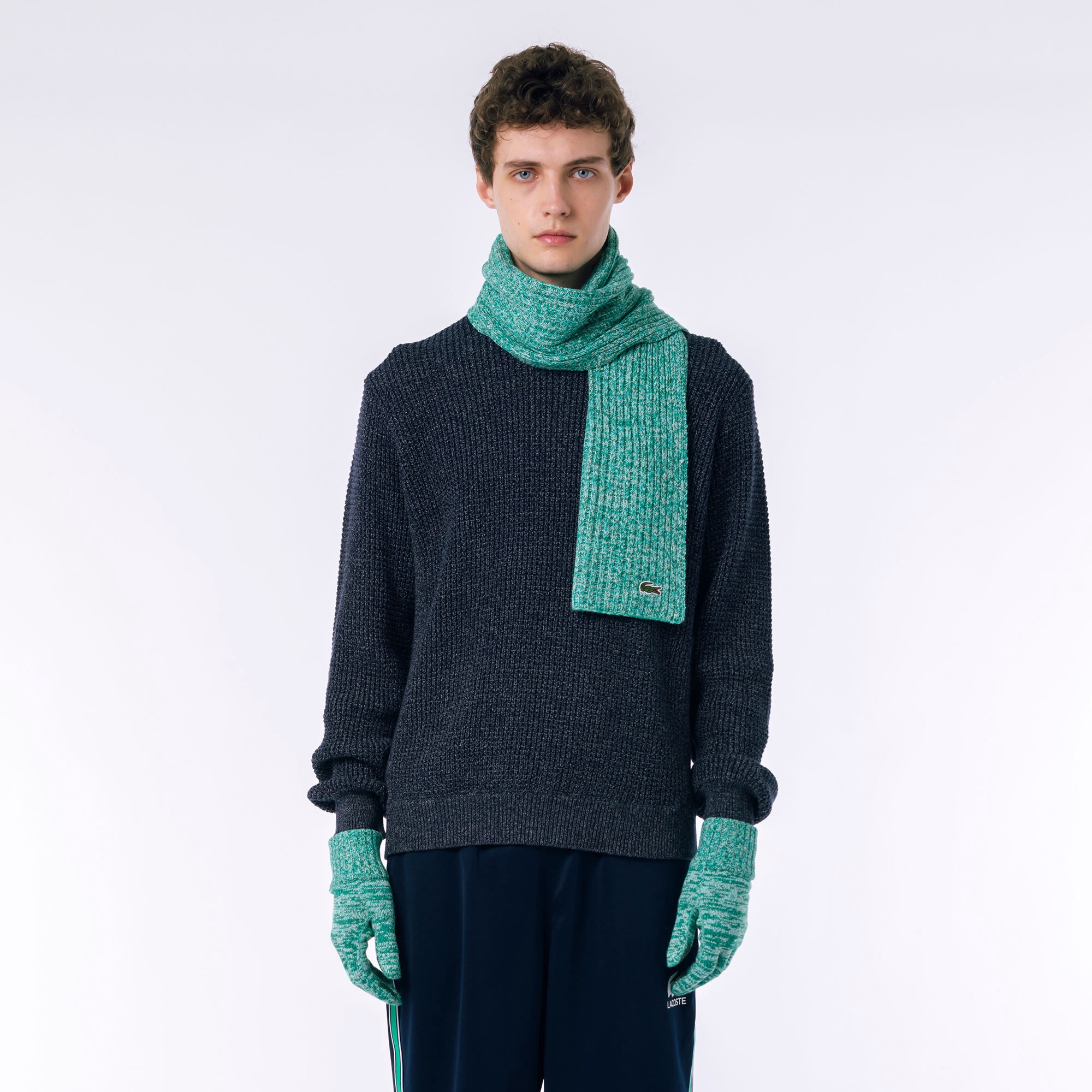 メランジェニットマフラー