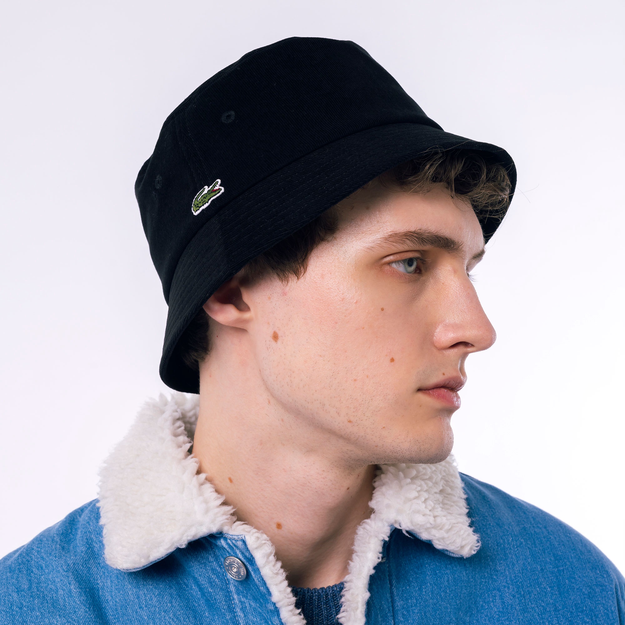 ワンポイントワニロゴ・コーデュロイハット