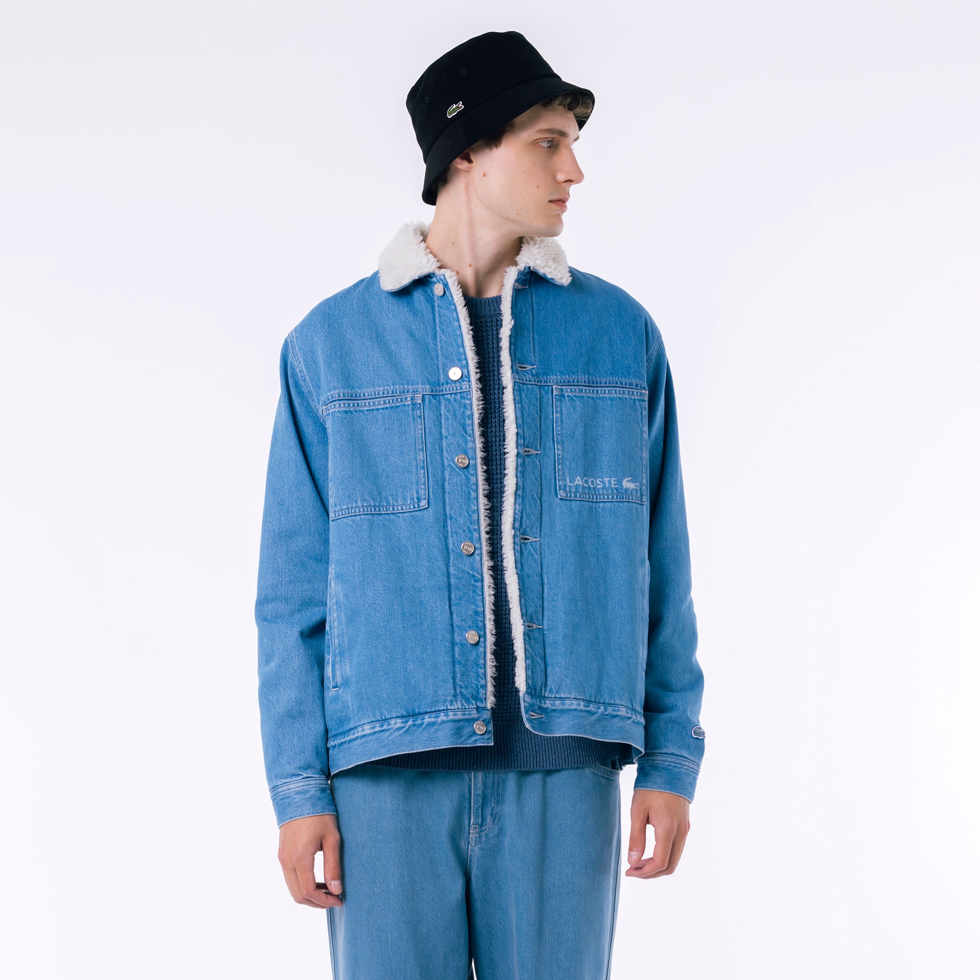 ワンポイントワニロゴ・コーデュロイハット