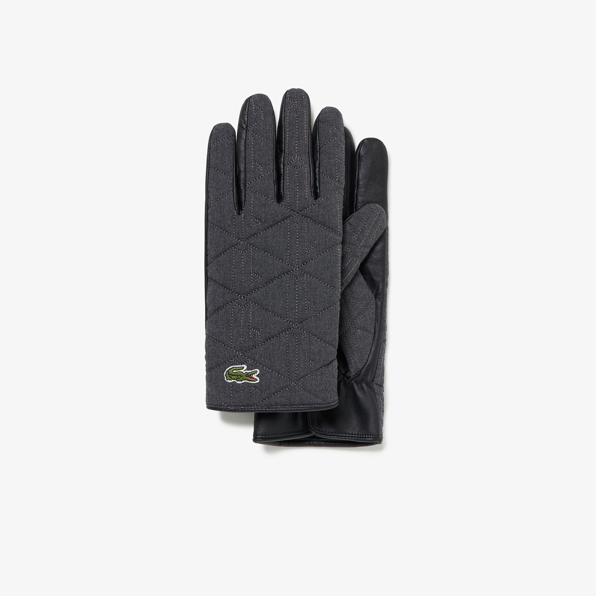 モノグラムキルティング✕レザーグローブ