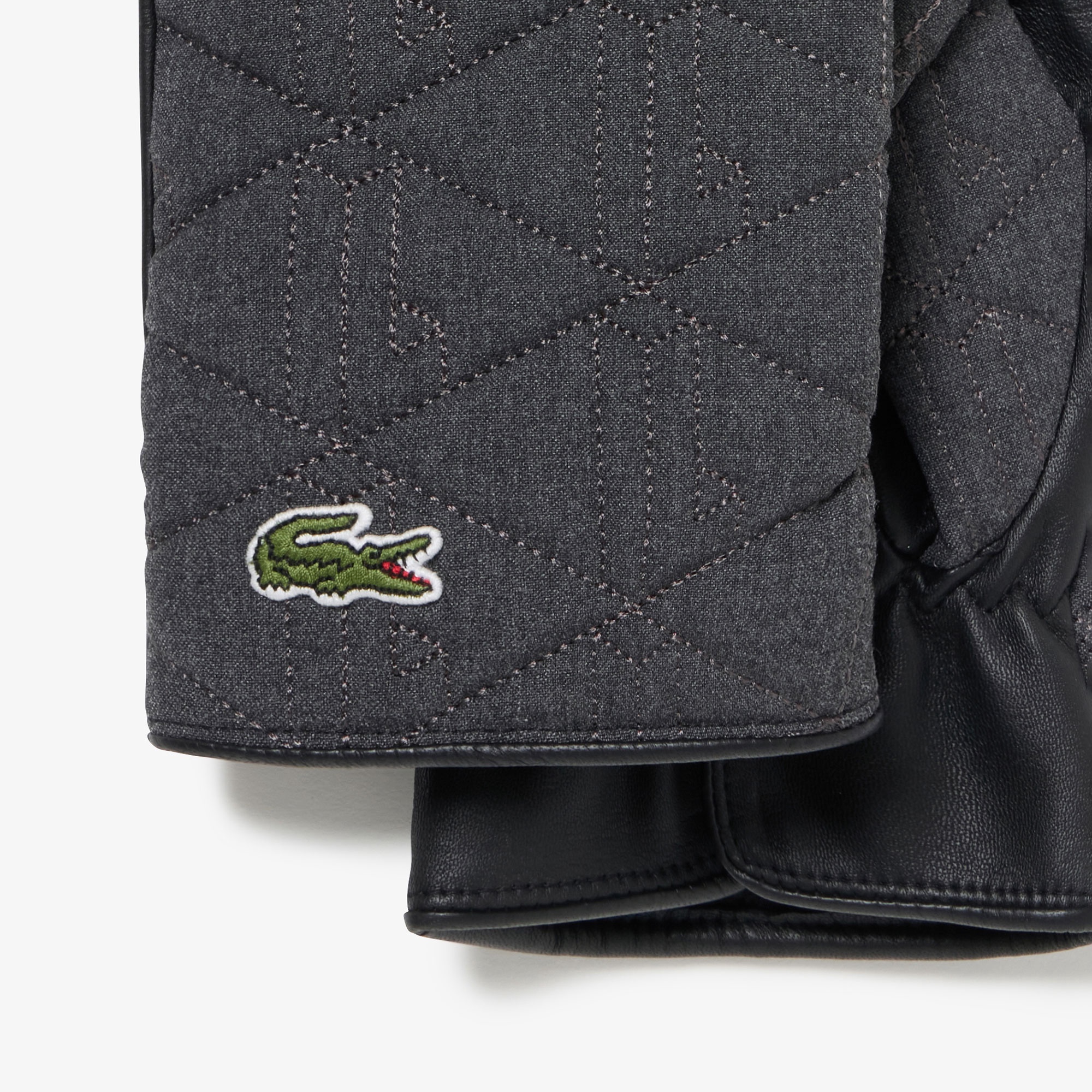 モノグラムキルティング✕レザーグローブ