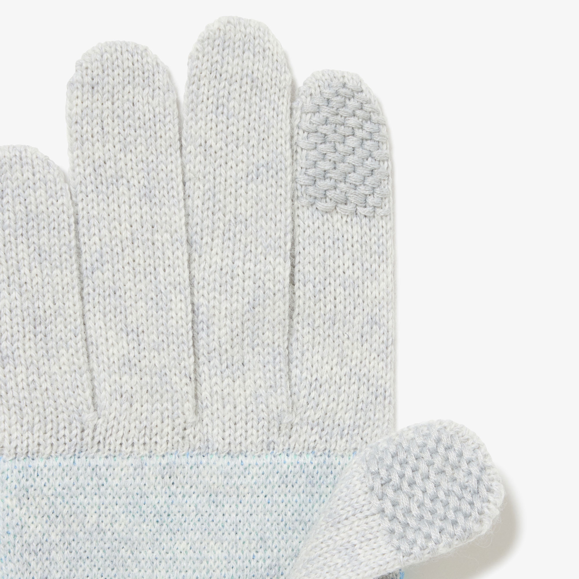 フレッシュカラーアーガイルニットグローブ