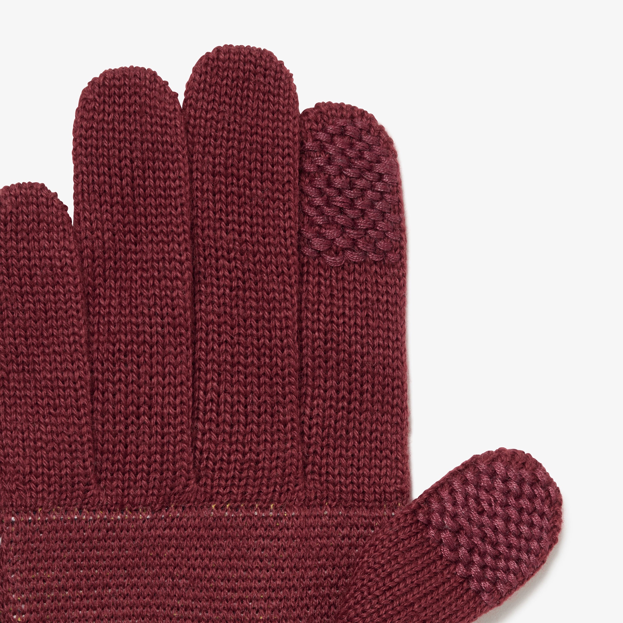 フレッシュカラーアーガイルニットグローブ