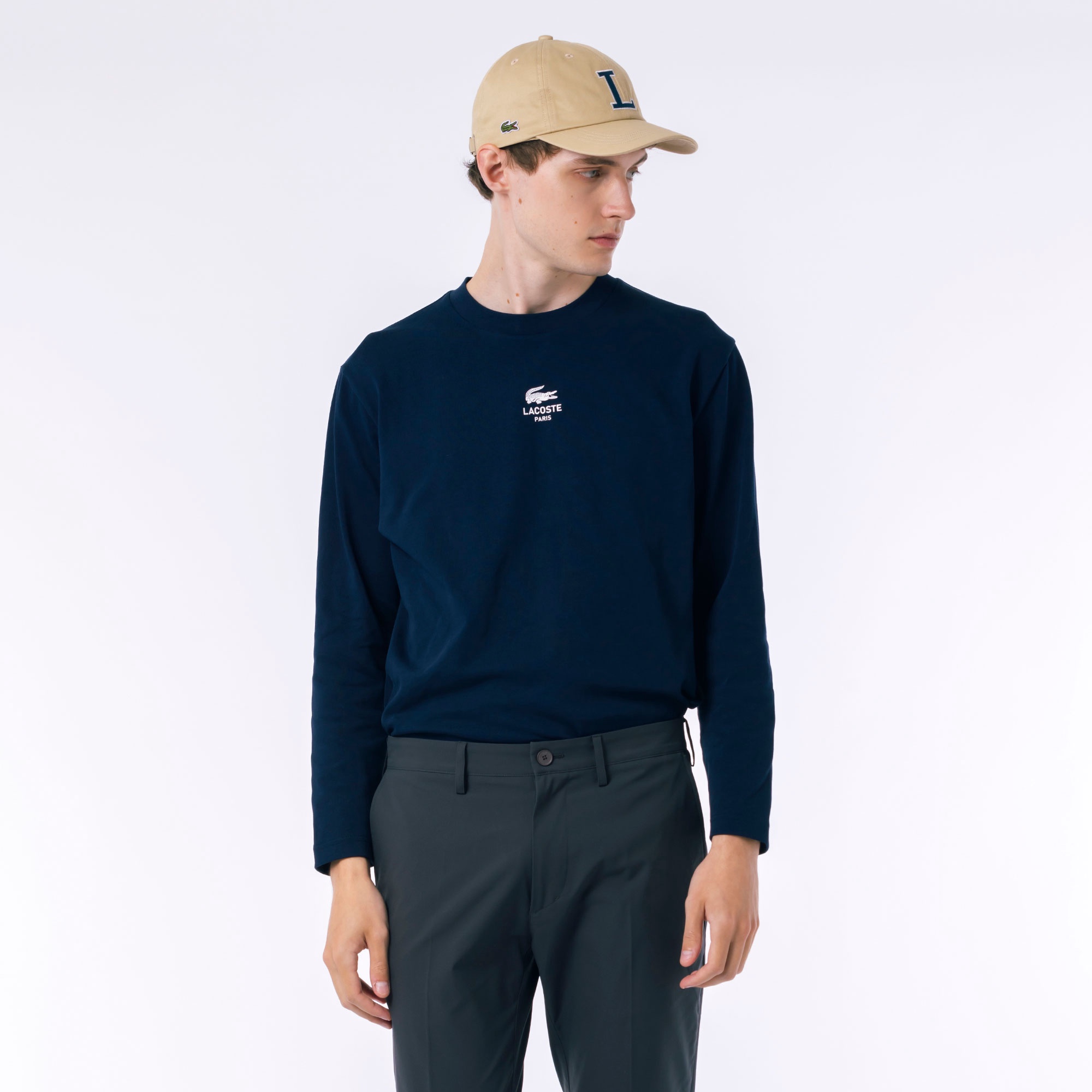 コットンツイルLロゴキャップ