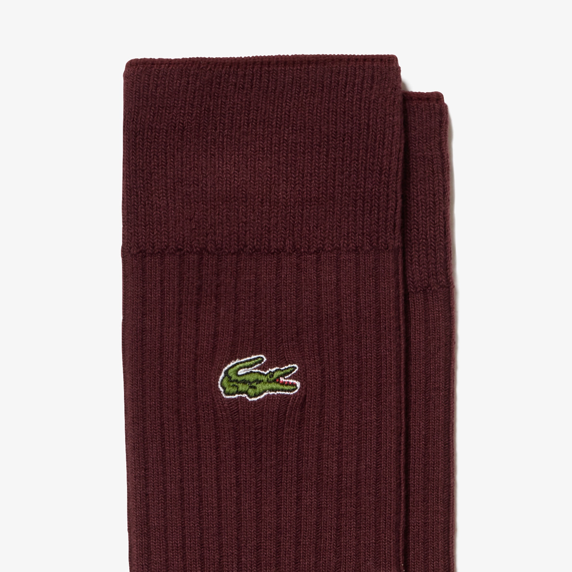 クロックエンブレム3×2リブニットソックス