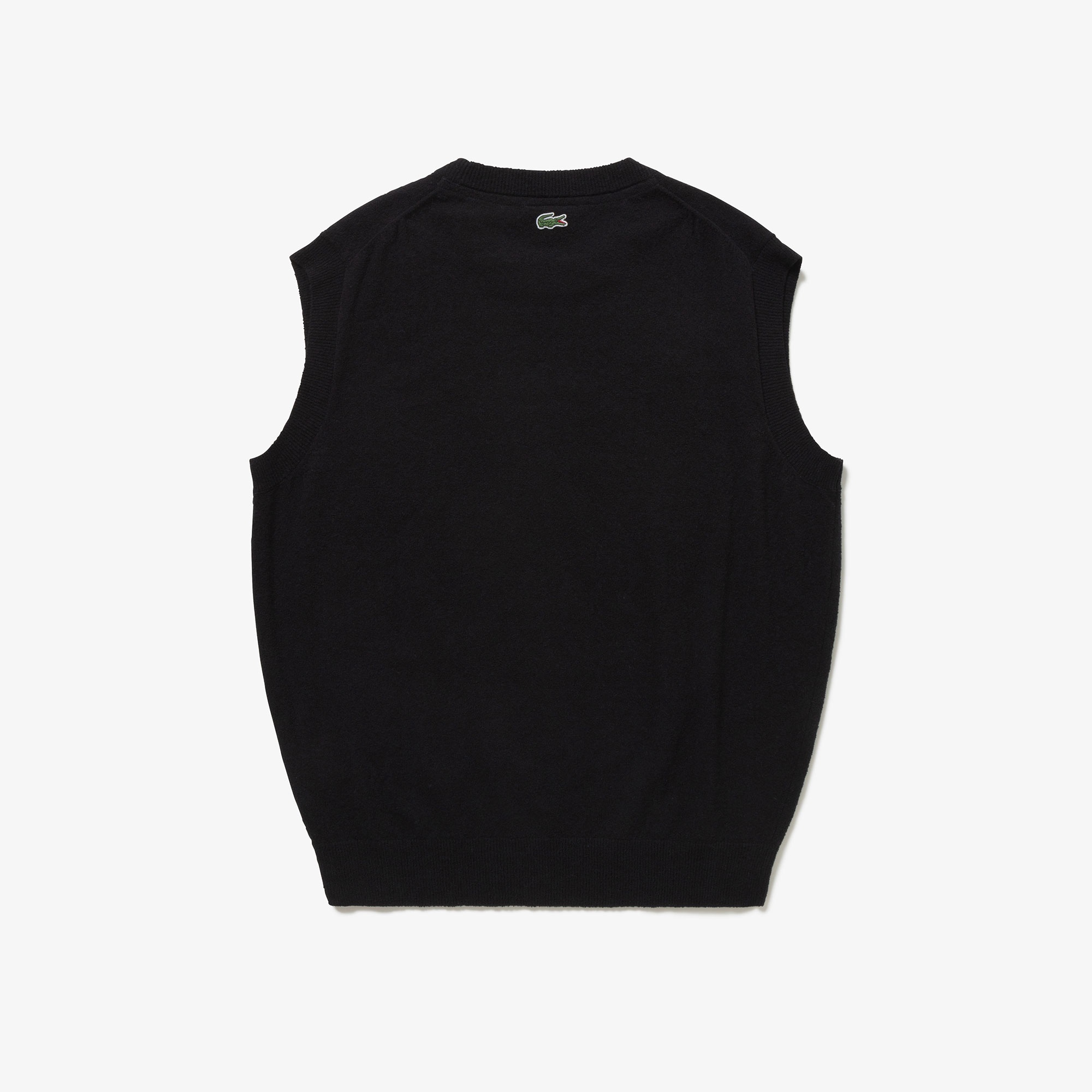 ナイロン×コットンジャカードニットベスト