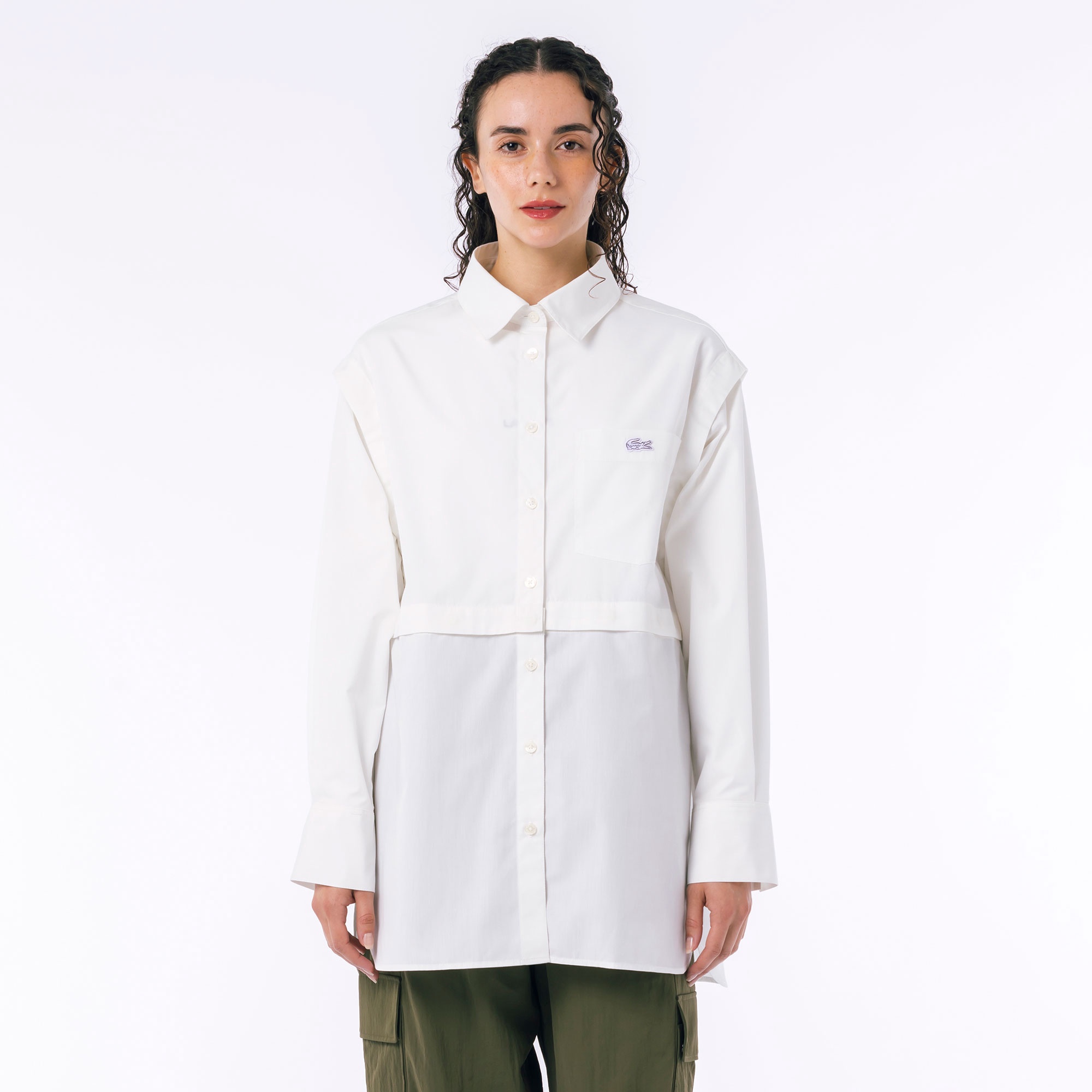 4WAYデザインロングシャツ