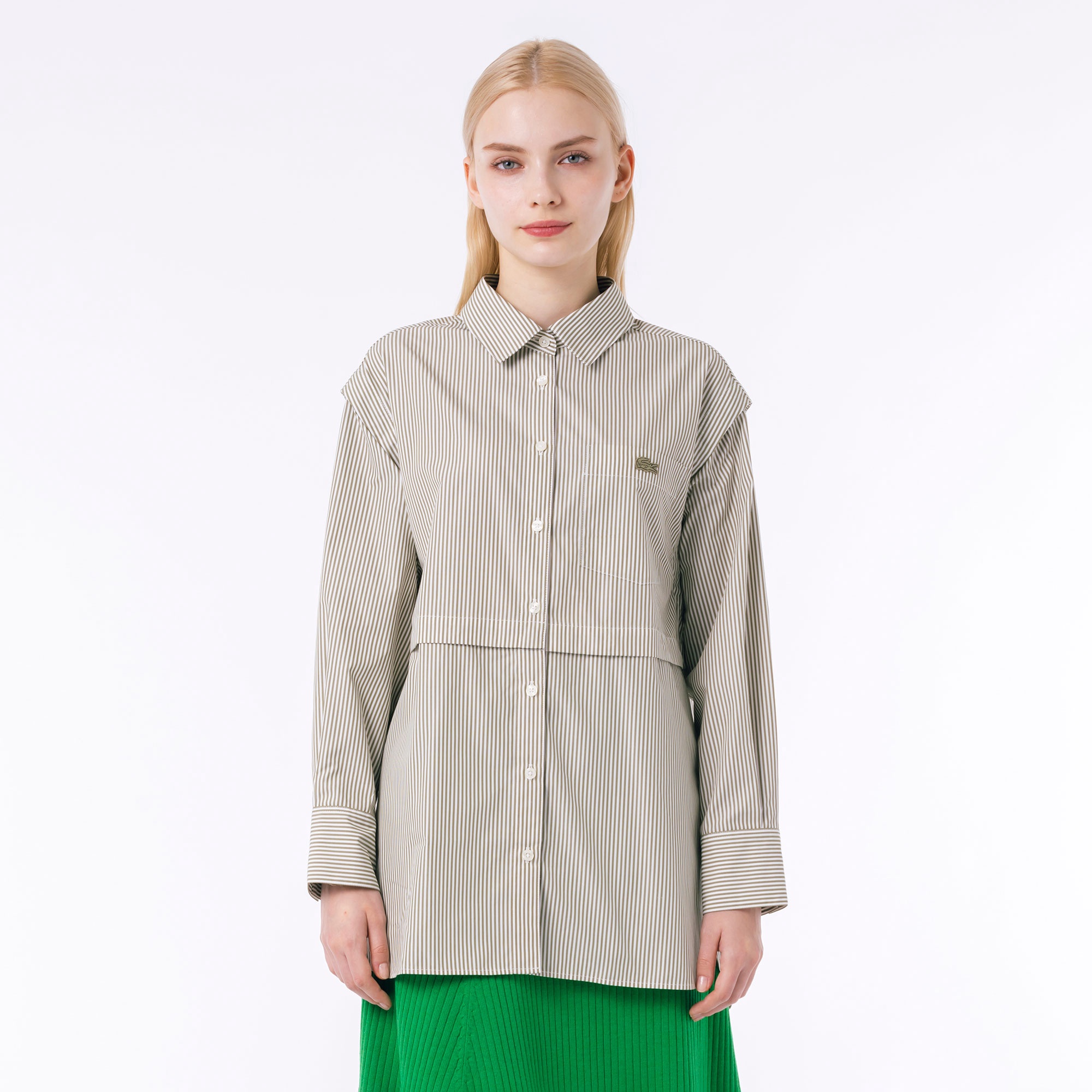 4WAYデザインロングシャツ