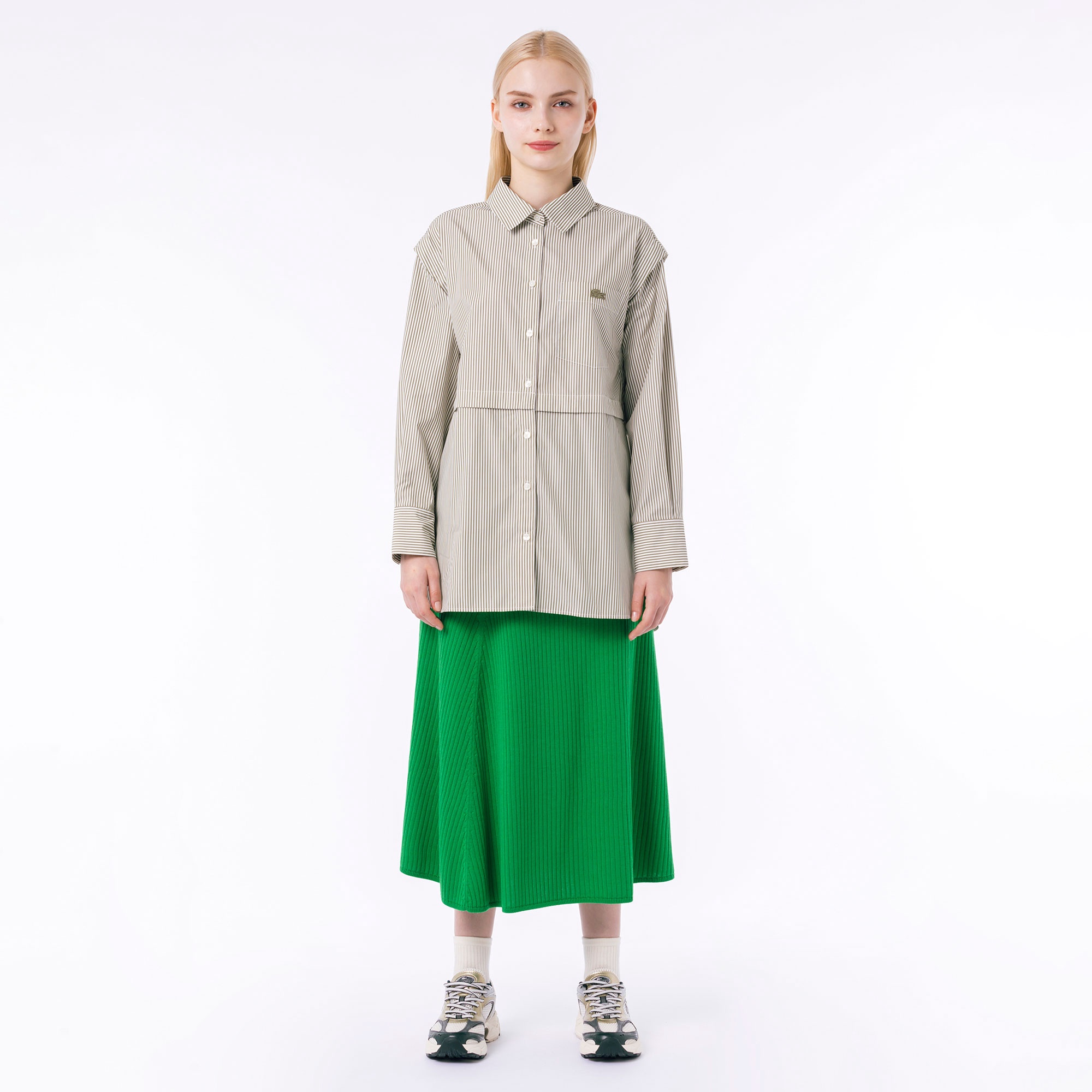 4WAYデザインロングシャツ