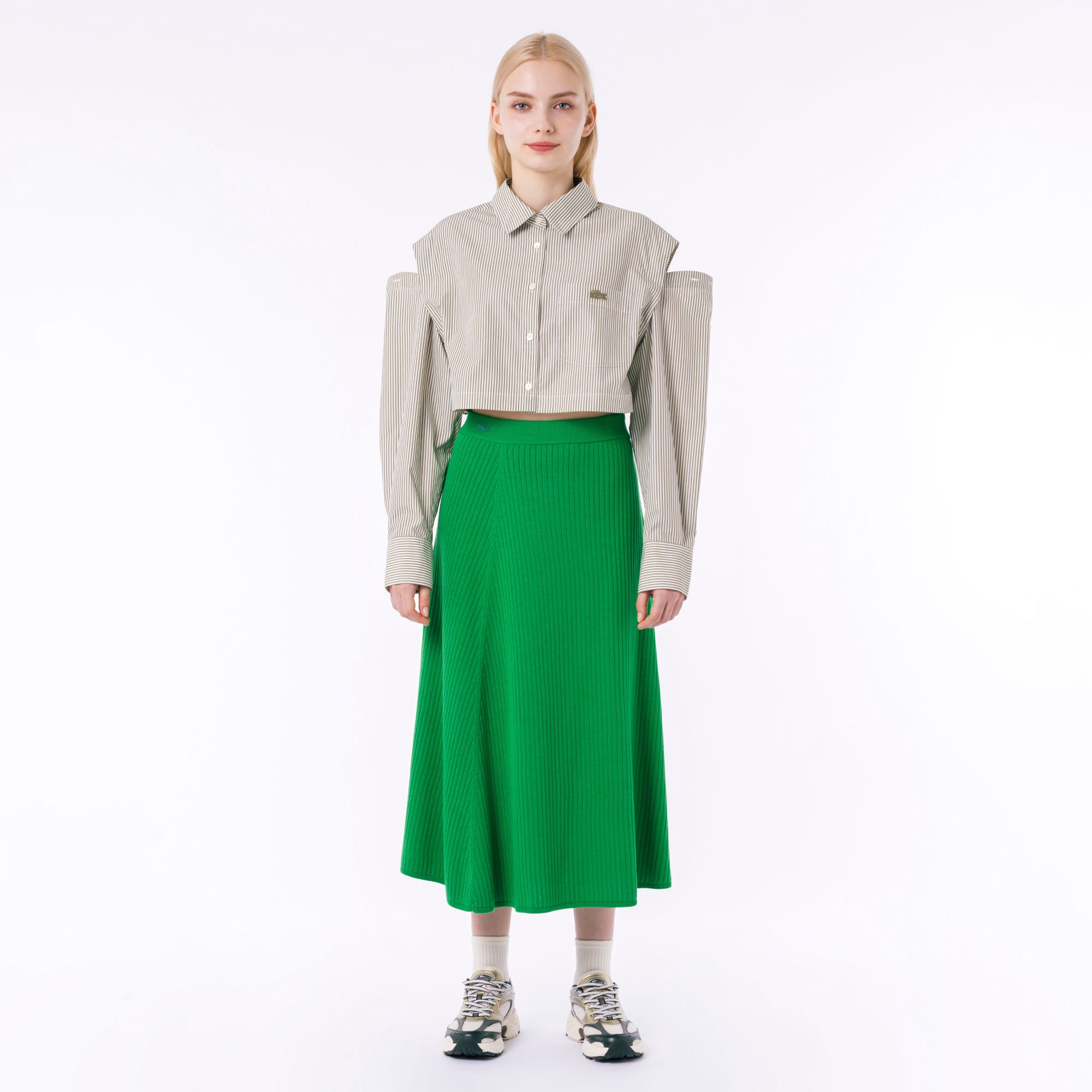 4WAYデザインロングシャツ