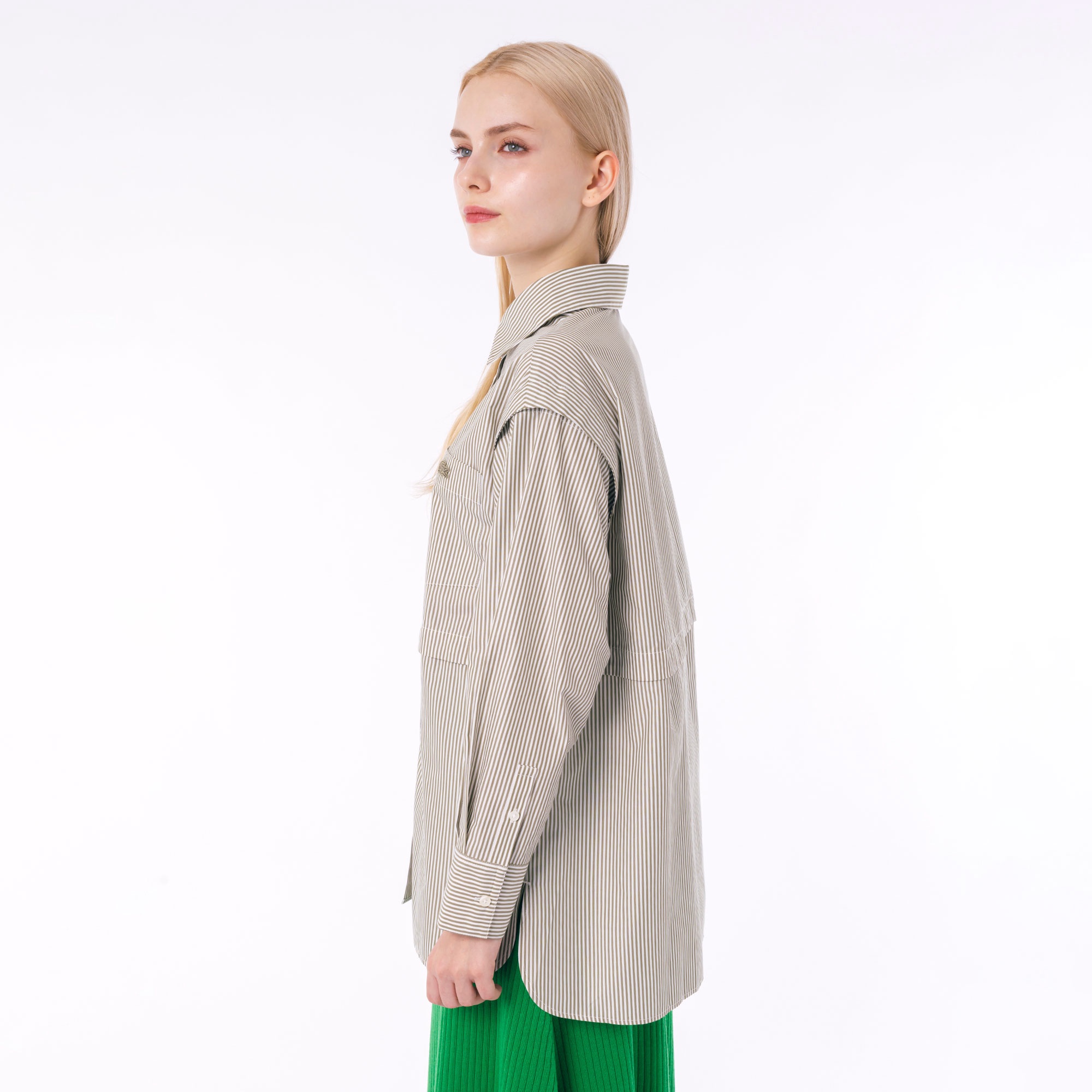 4WAYデザインロングシャツ