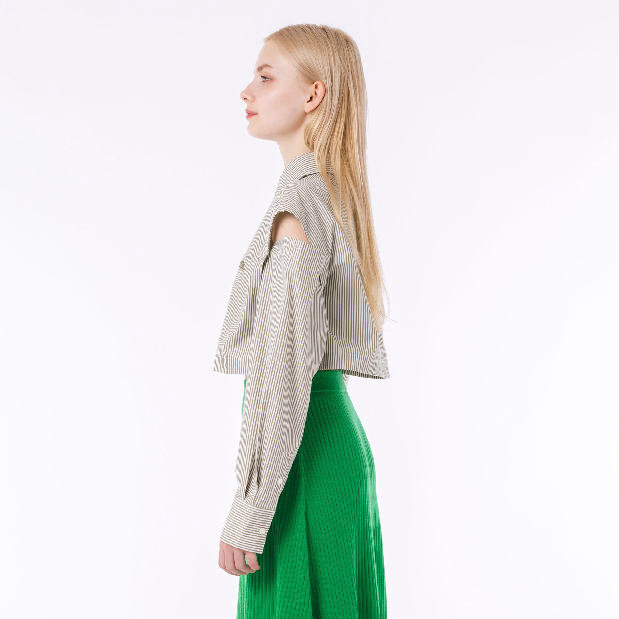 4WAYデザインロングシャツ