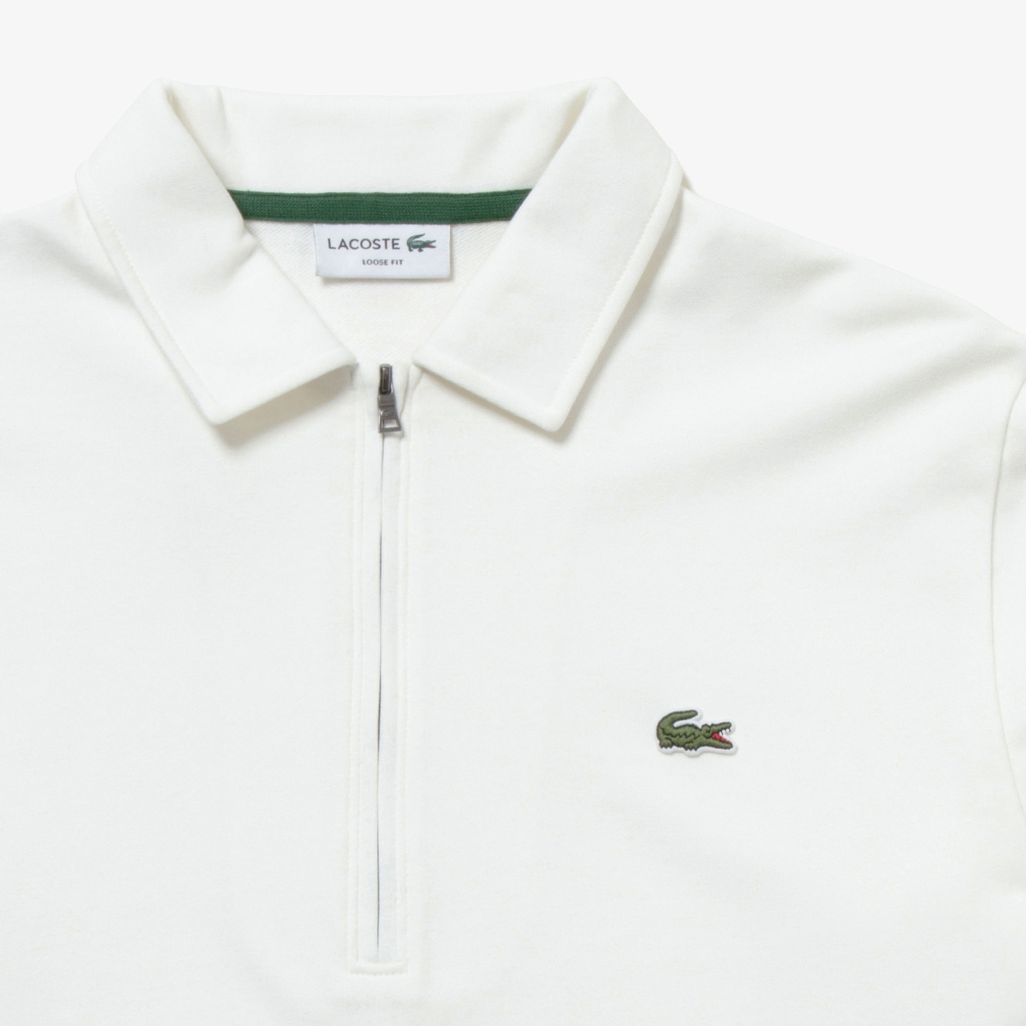 裏パイルジップポロシャツ