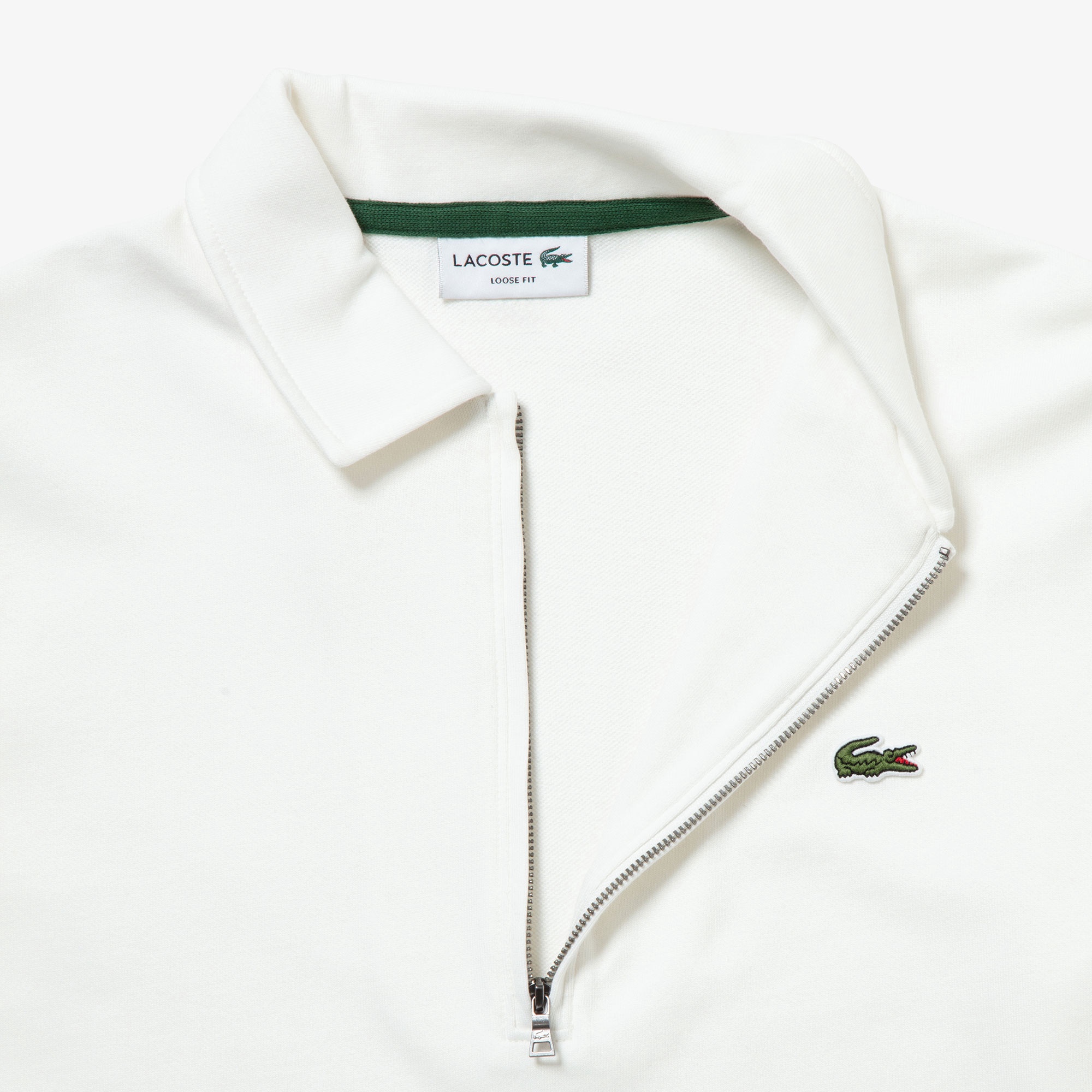 裏パイルジップポロシャツ