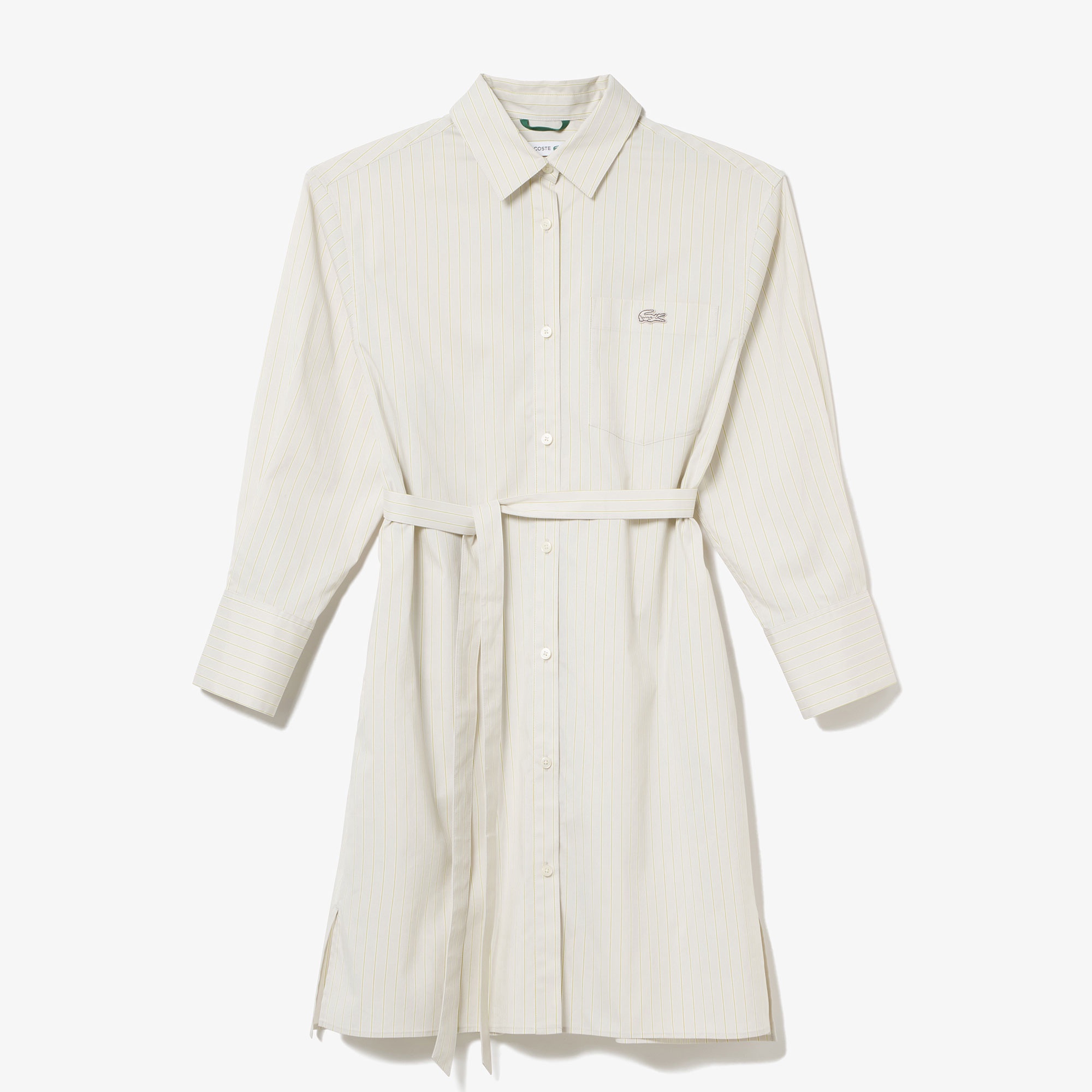 マルチストライプシャツドレス