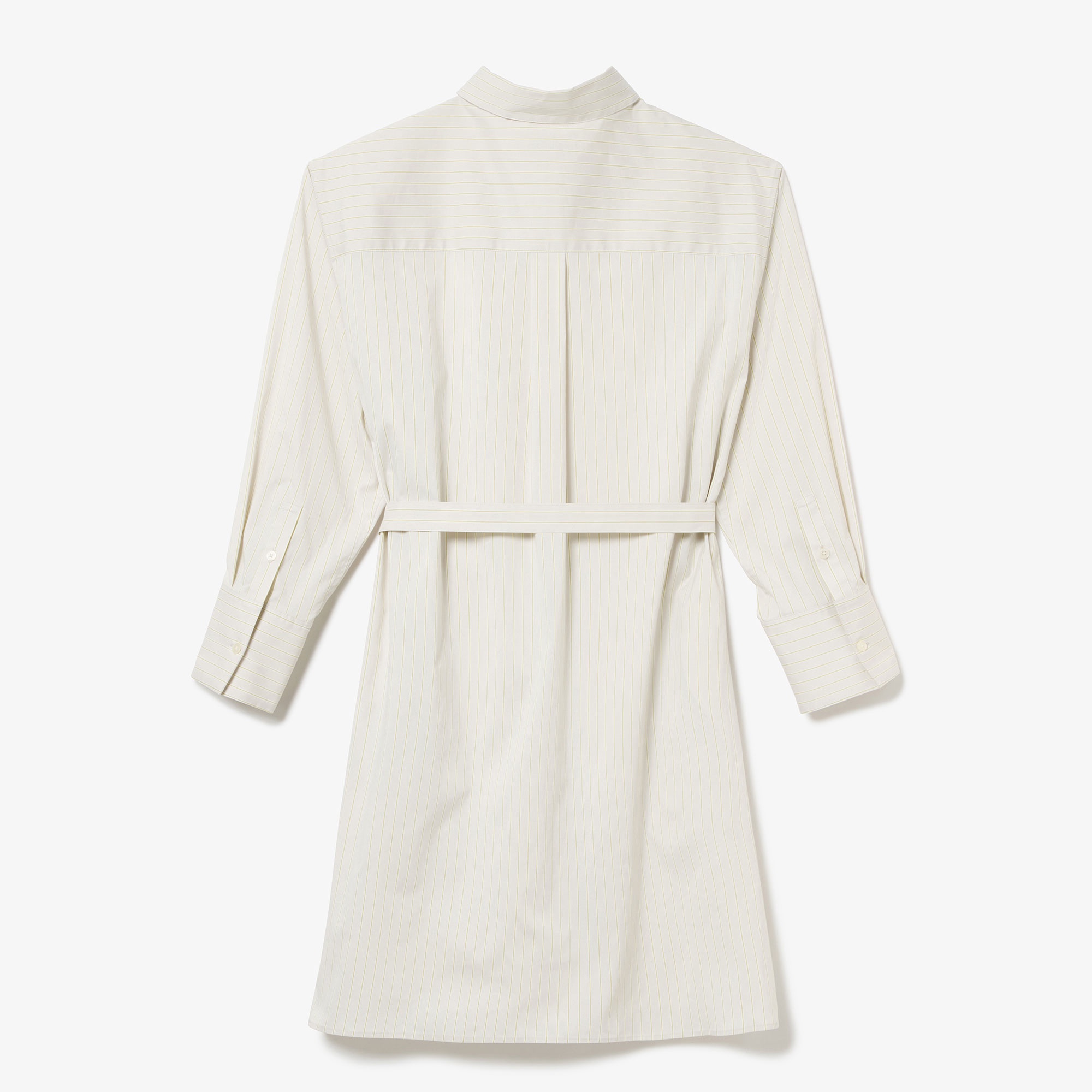 マルチストライプシャツドレス