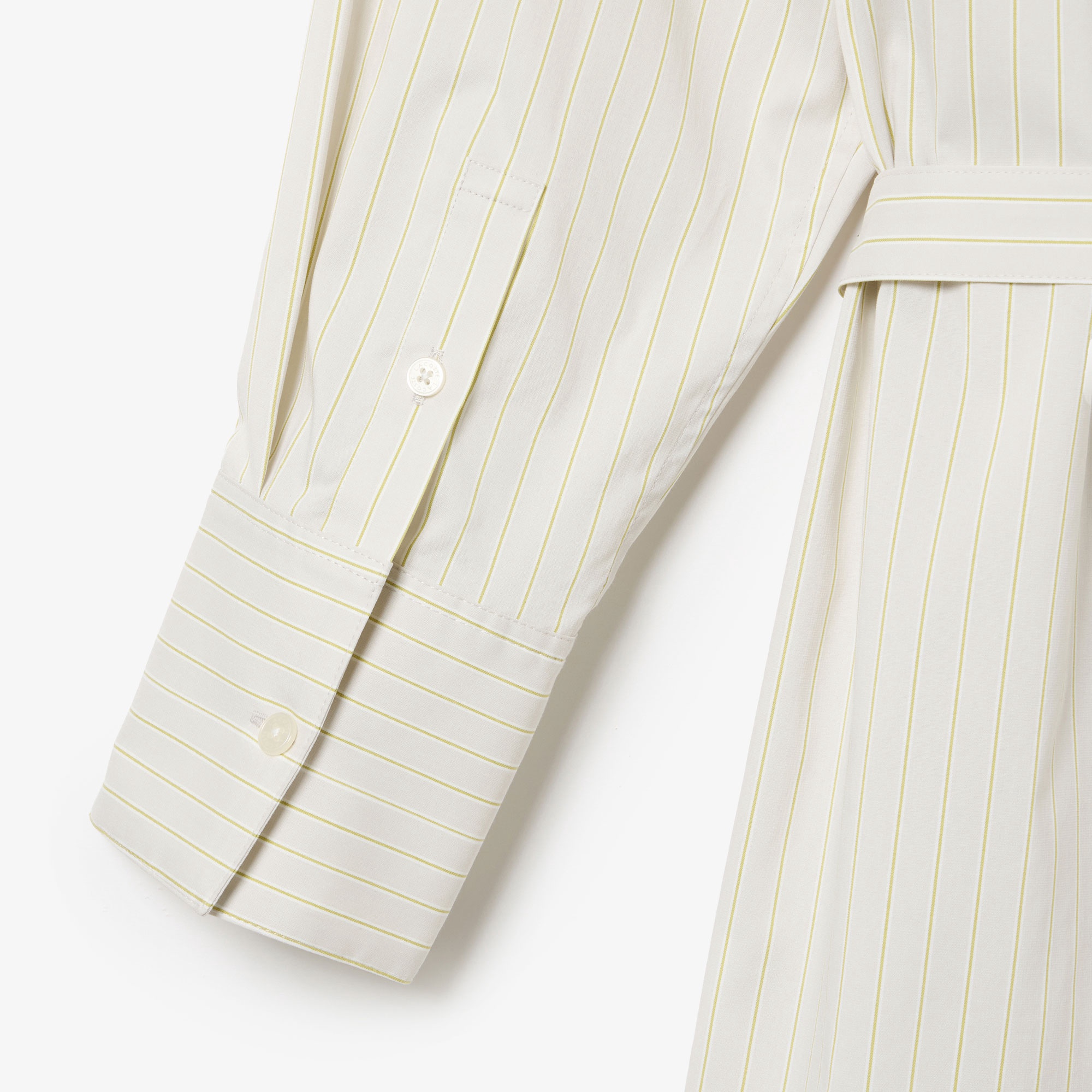 マルチストライプシャツドレス