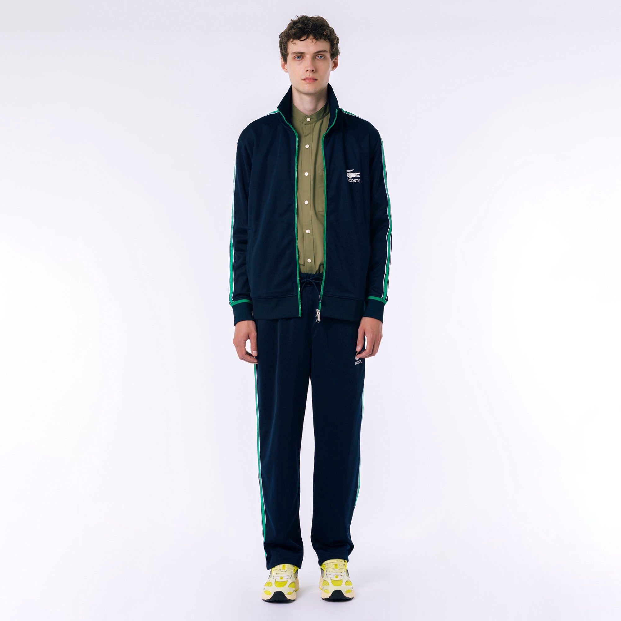 ショルダーラインスウェットトラックジャケット