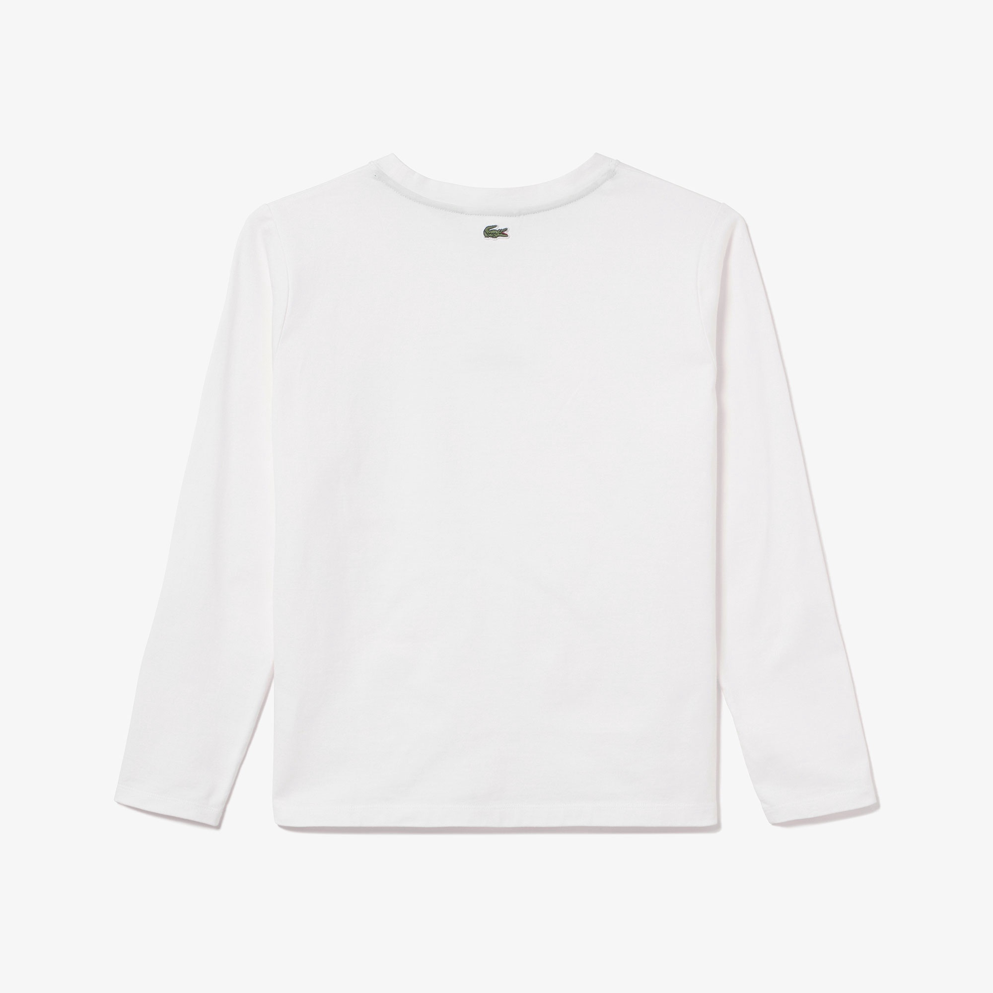 ワンポイント刺しゅう長袖Tシャツ