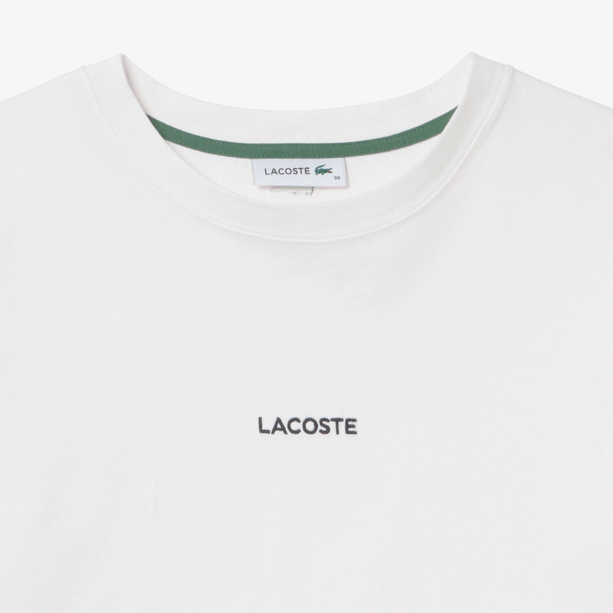 ワンポイント刺しゅう長袖Tシャツ