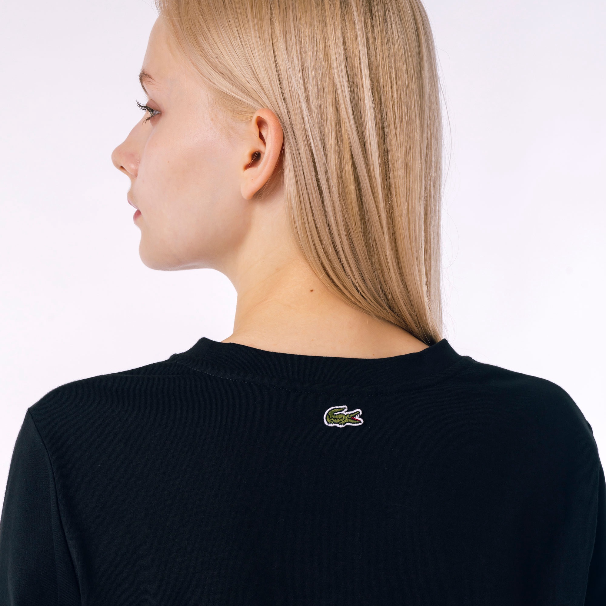 ワンポイント刺しゅう長袖Tシャツ