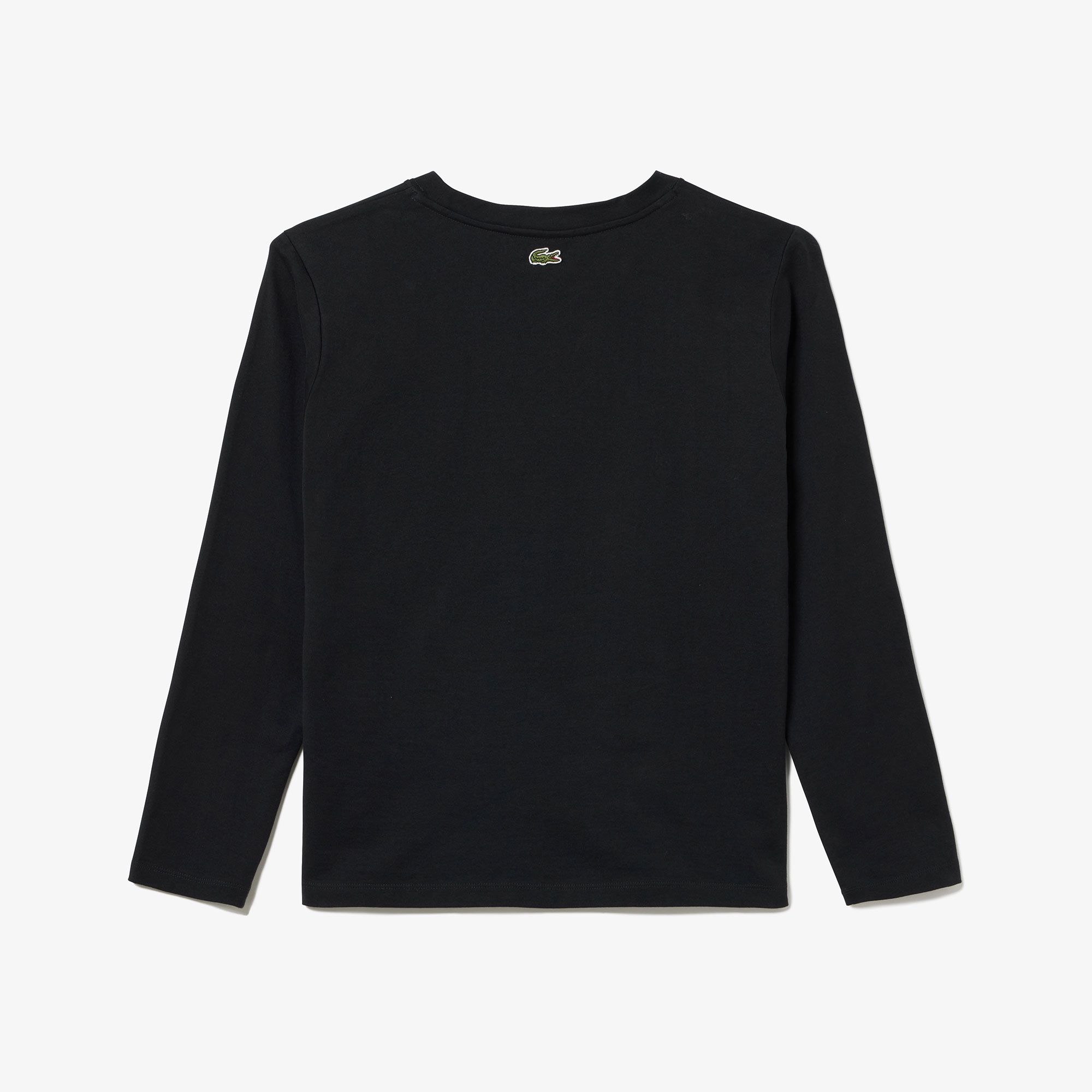 ワンポイント刺しゅう長袖Tシャツ