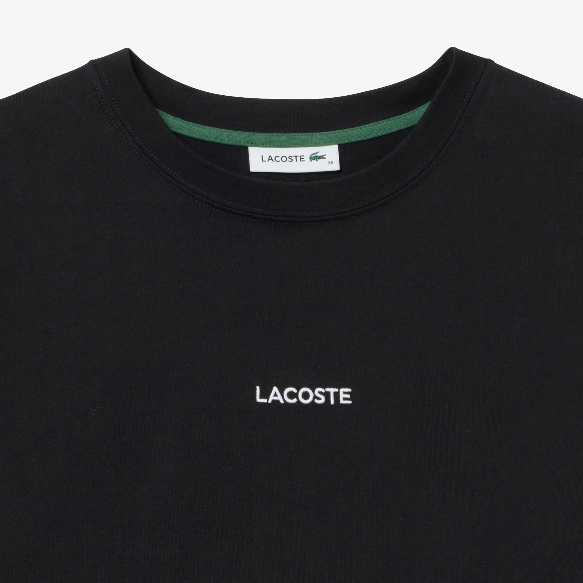 ワンポイント刺しゅう長袖Tシャツ